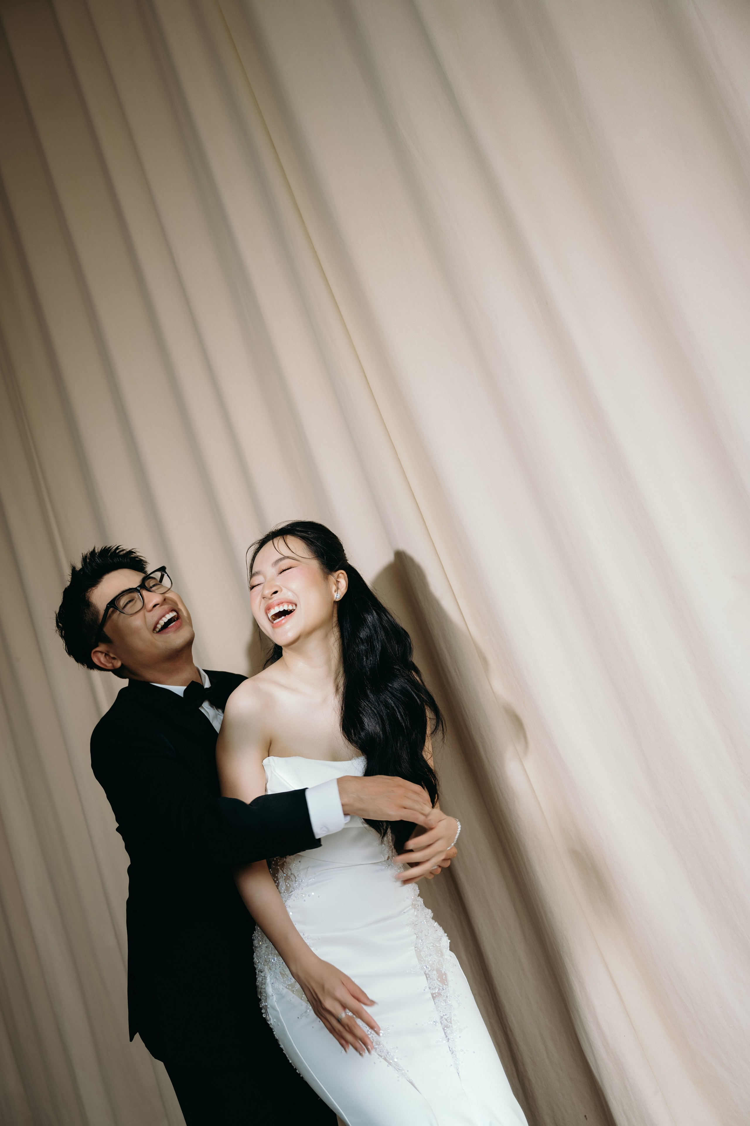 N.A wedding photoshoot in studio