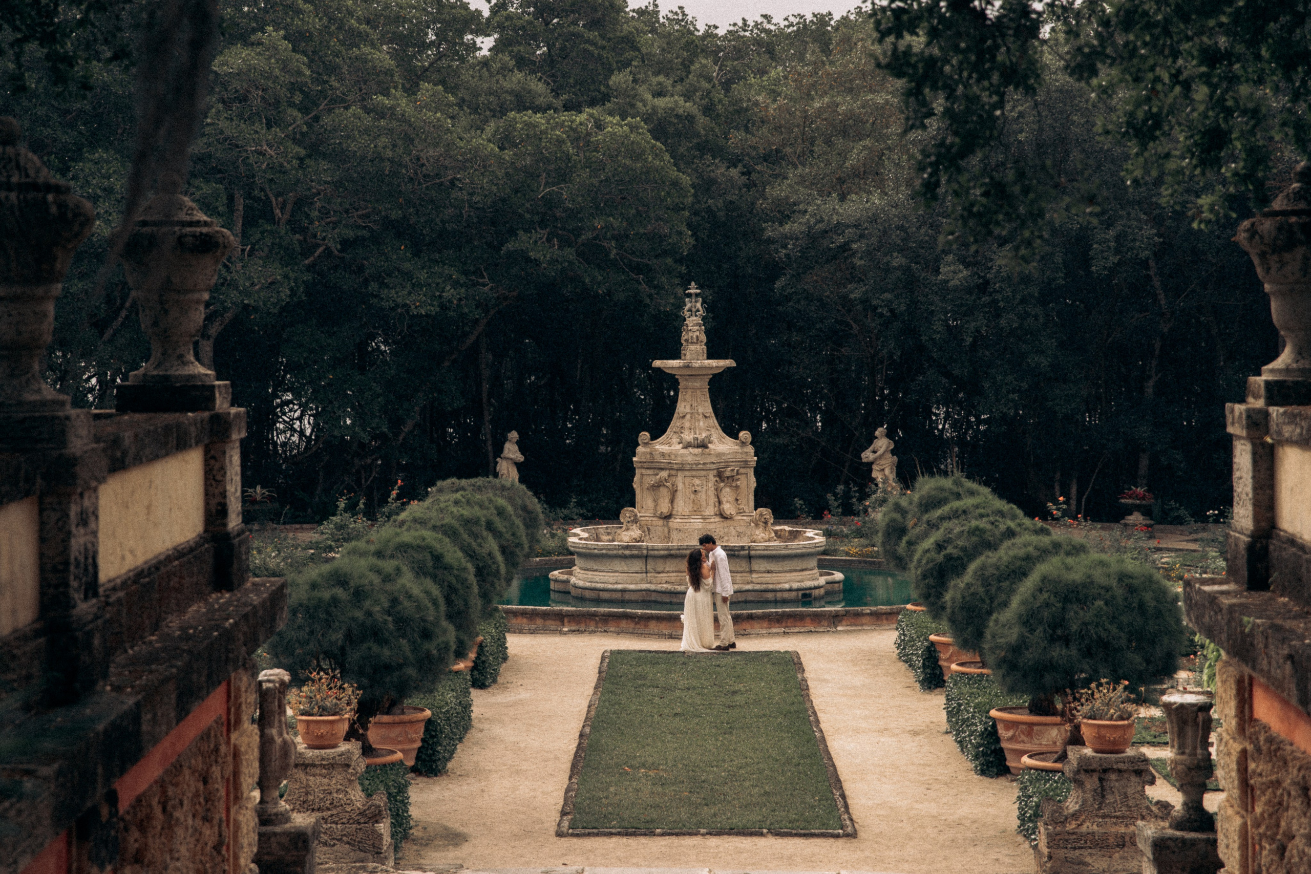 Lindsay & Kirk | Elopement at Vizcaya Museum & Gardens