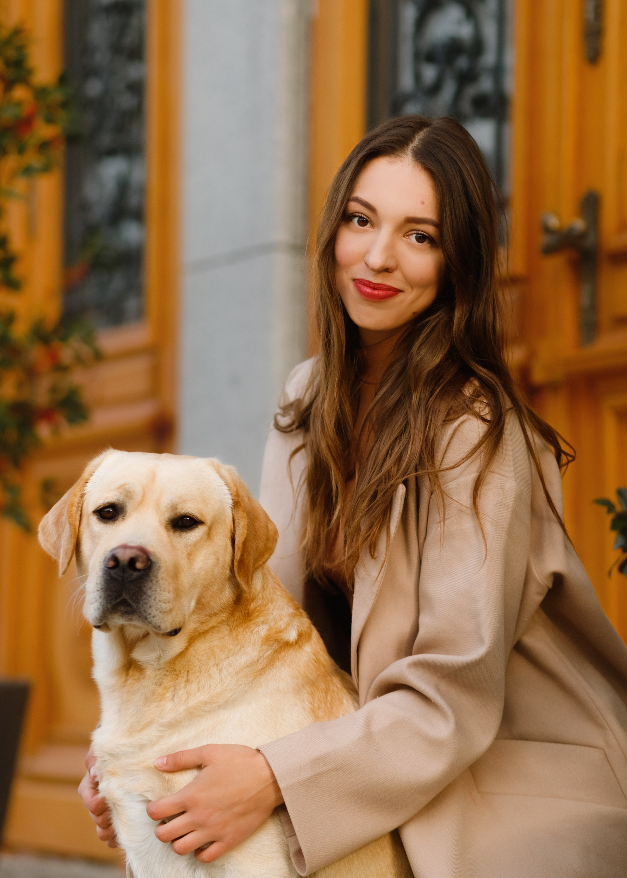 Katya & labrador. Kaja | fotograf psów we Wrocławiu