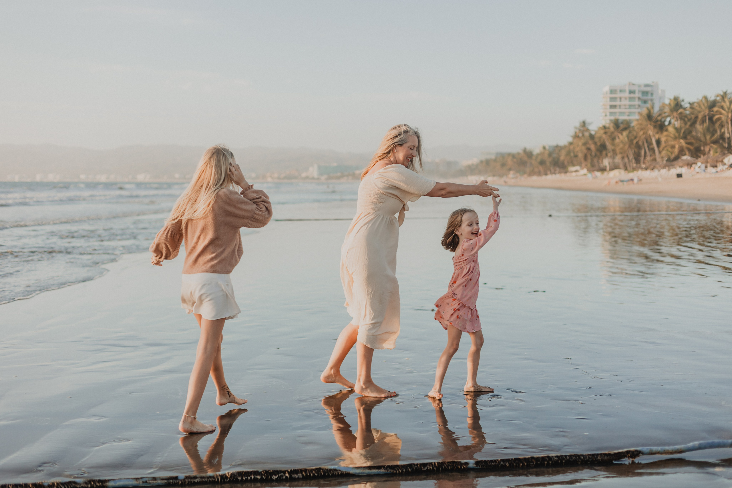 Laughter, Sand, and Sea: A Family Session in Nuevo Vallarta