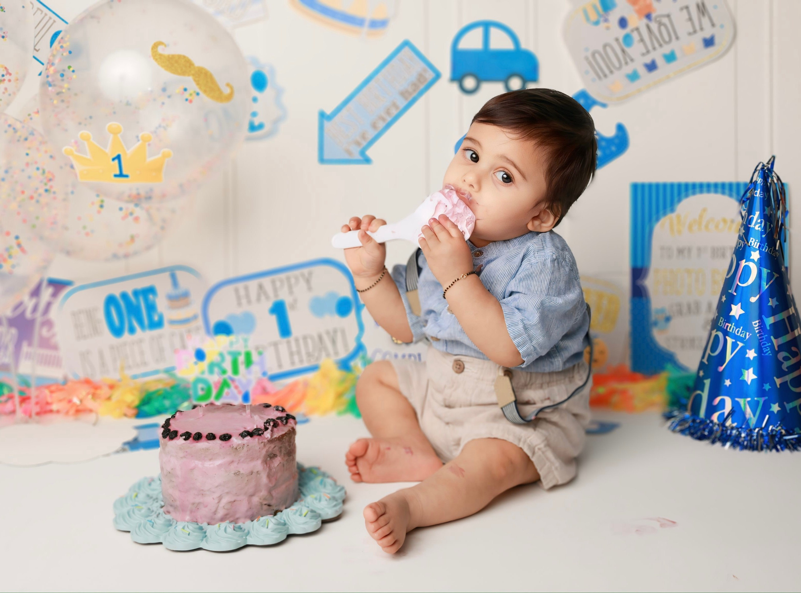 Cakesmash. AP Lens Photography | Newborn, Maternity, Milestone & Family Photographer Little Elm TX