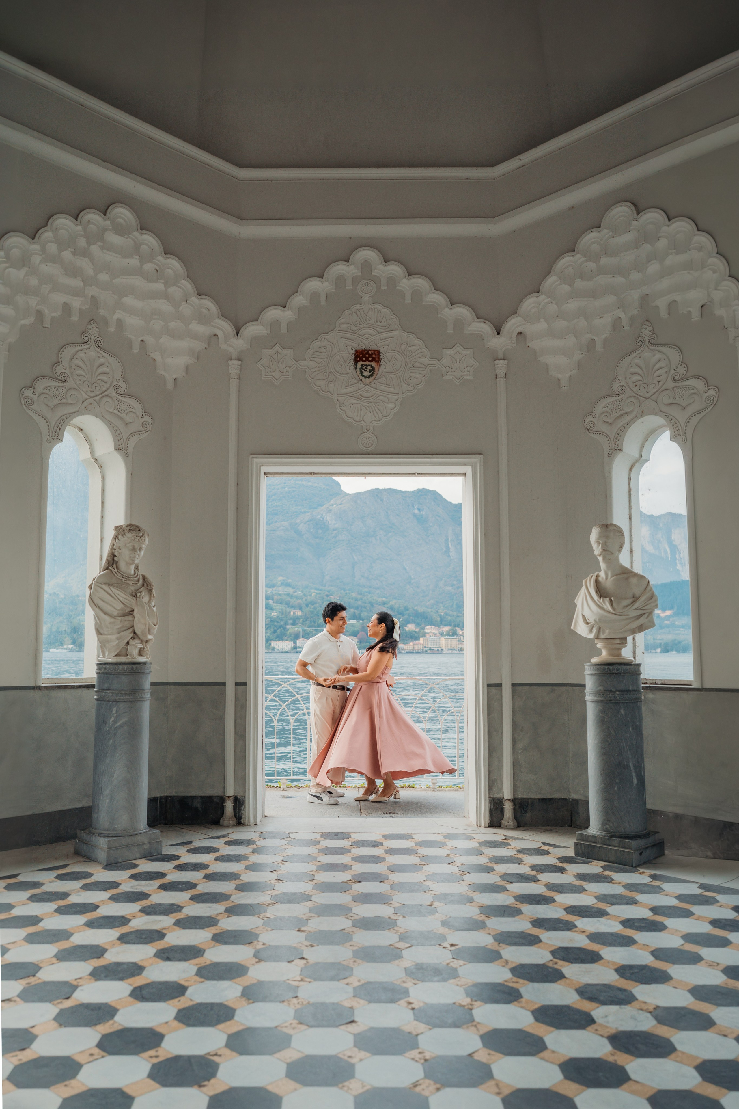 Villa Melzi. Wedding Photographer Lake Como Ferrari Media Production