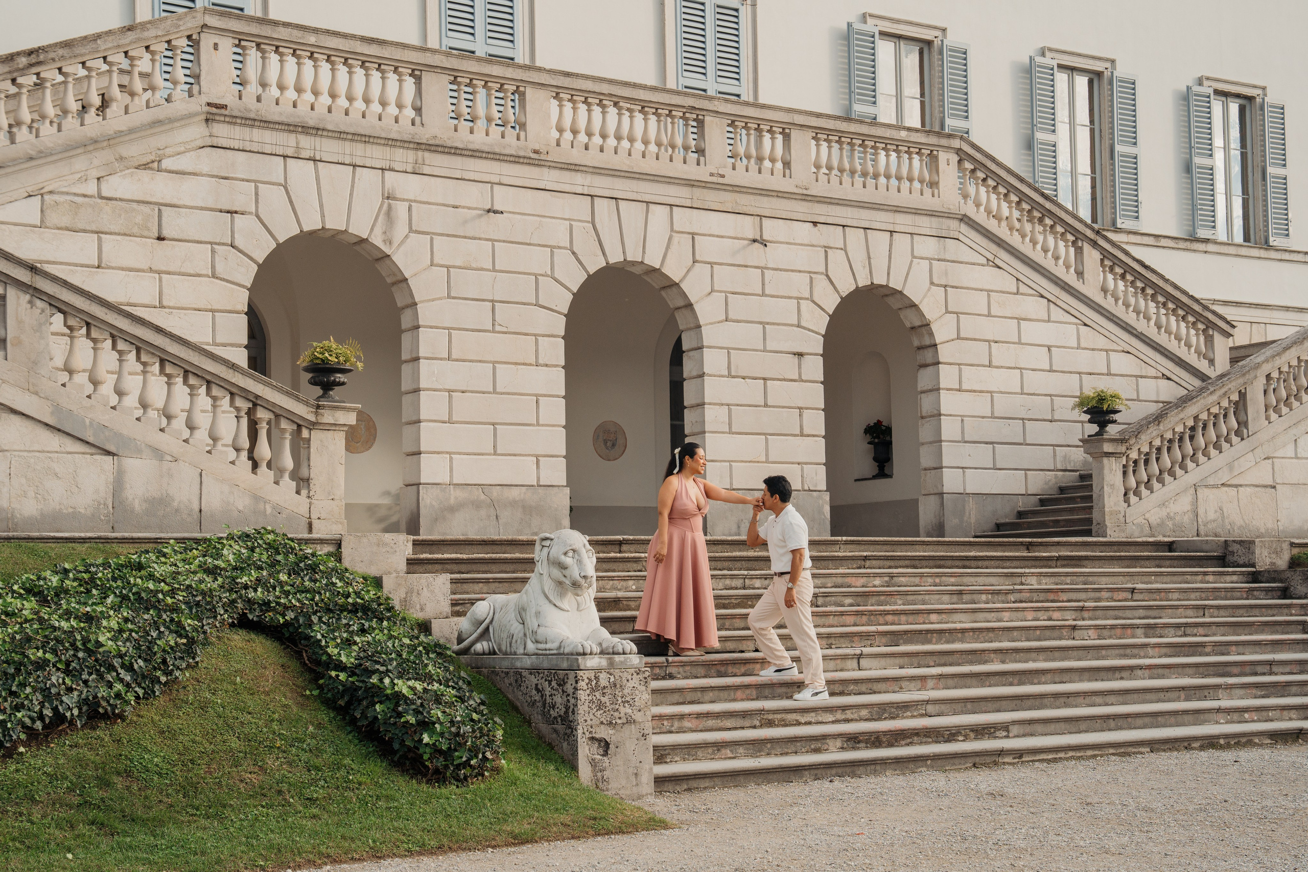 Villa Melzi. Wedding Photographer Lake Como Ferrari Media Production