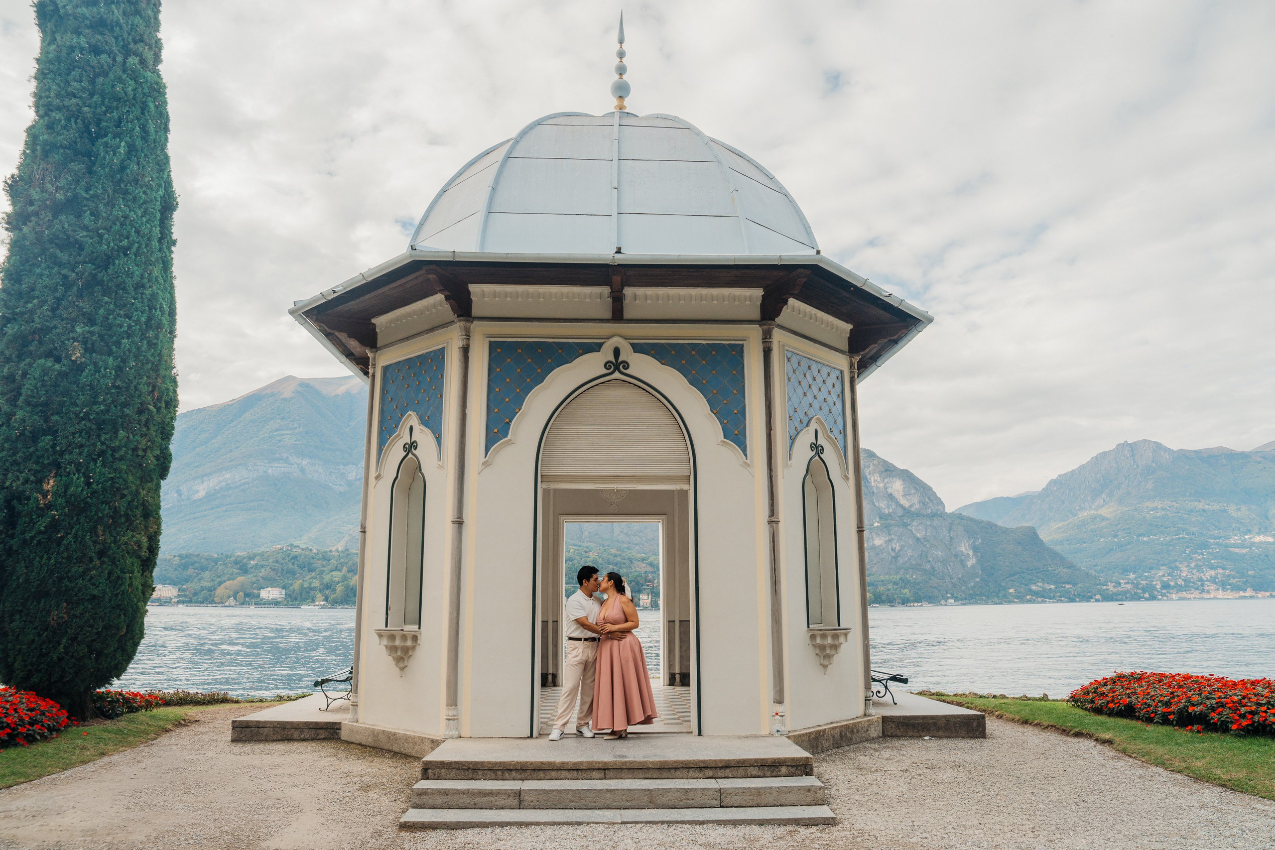 Villa Melzi. Wedding Photographer Lake Como Ferrari Media Production