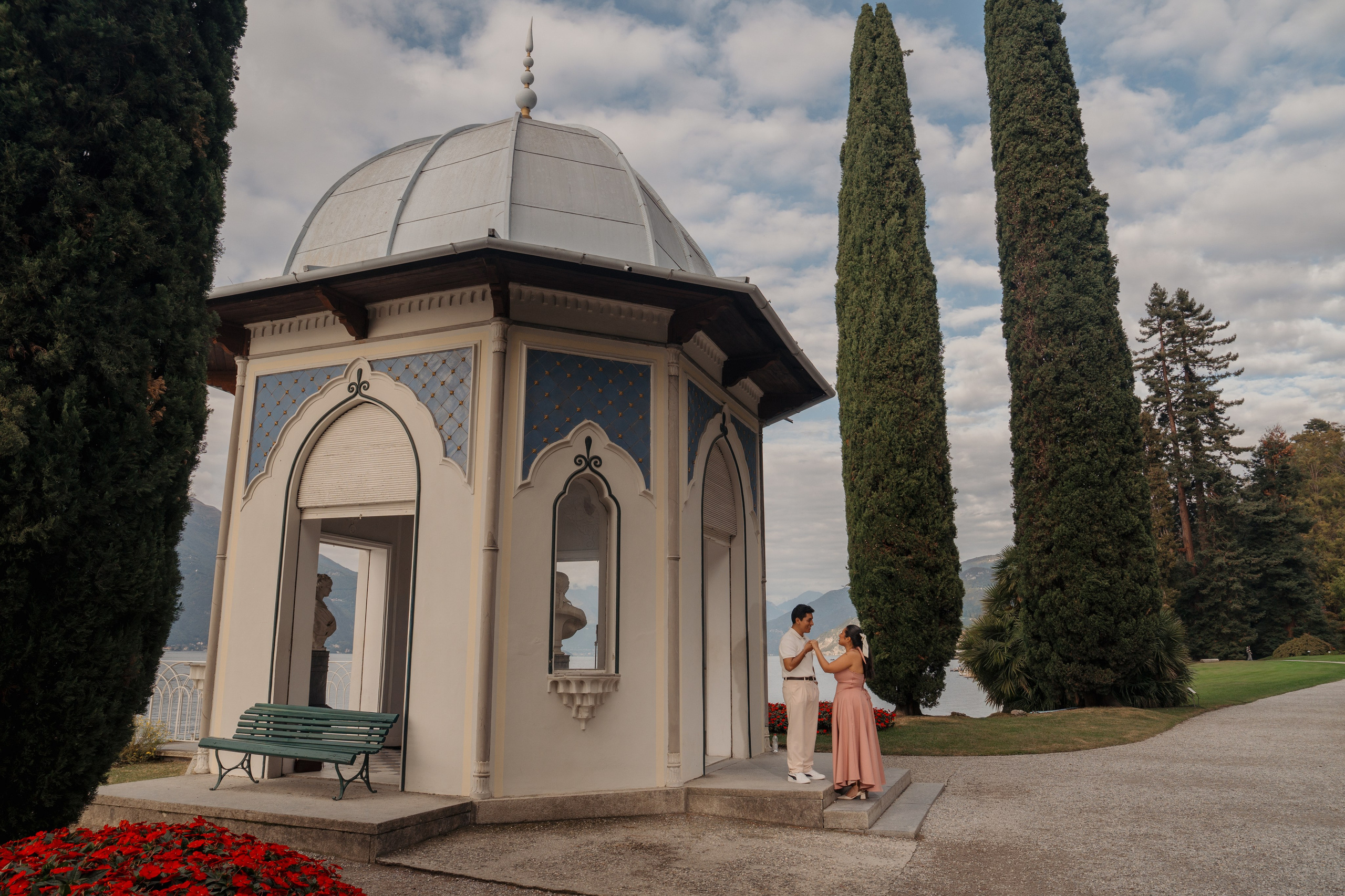 Villa Melzi. Wedding Photographer Lake Como Ferrari Media Production