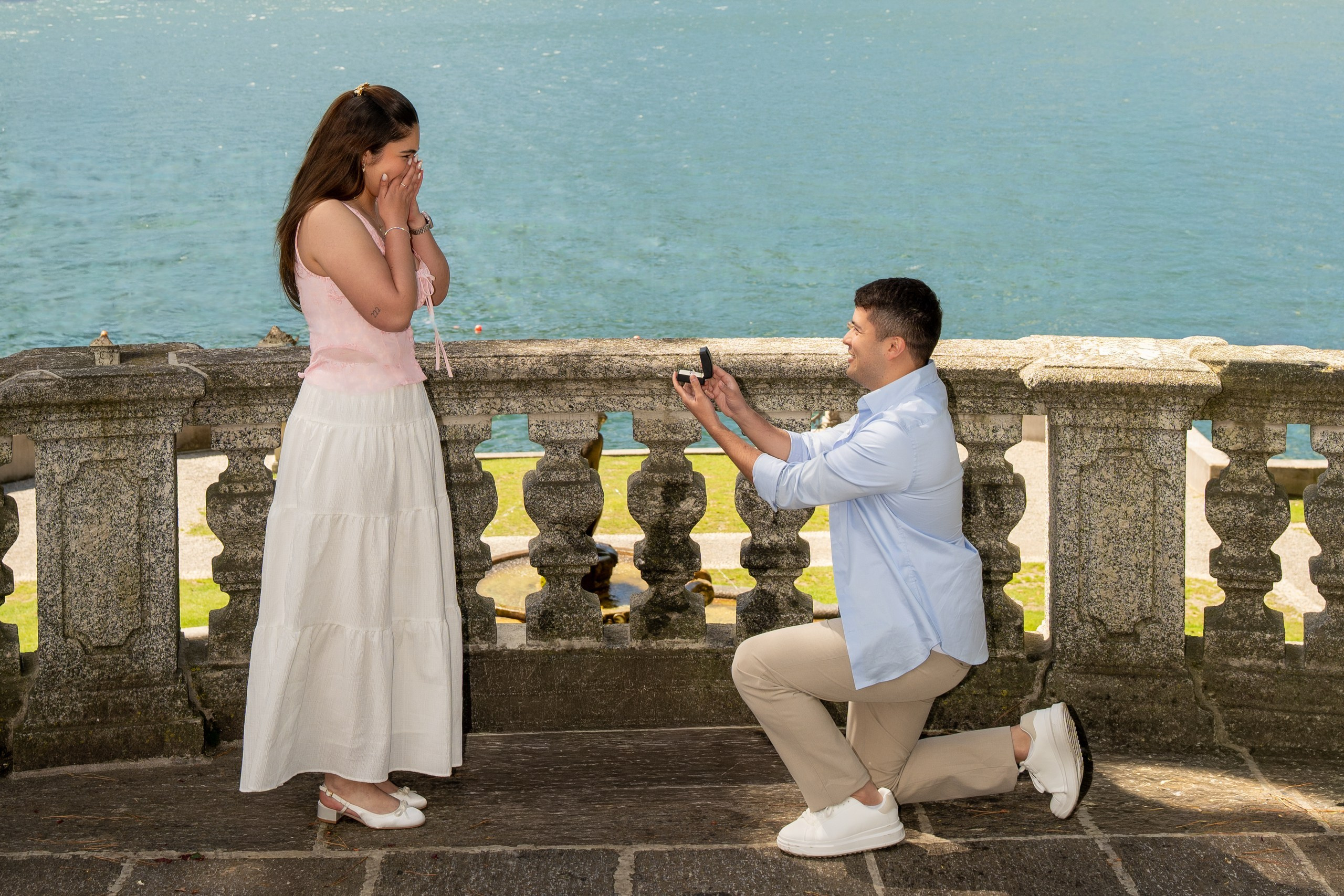 Tremezzo proposal. Fotografo matrimonio Lago di Como Ferrari Media Production