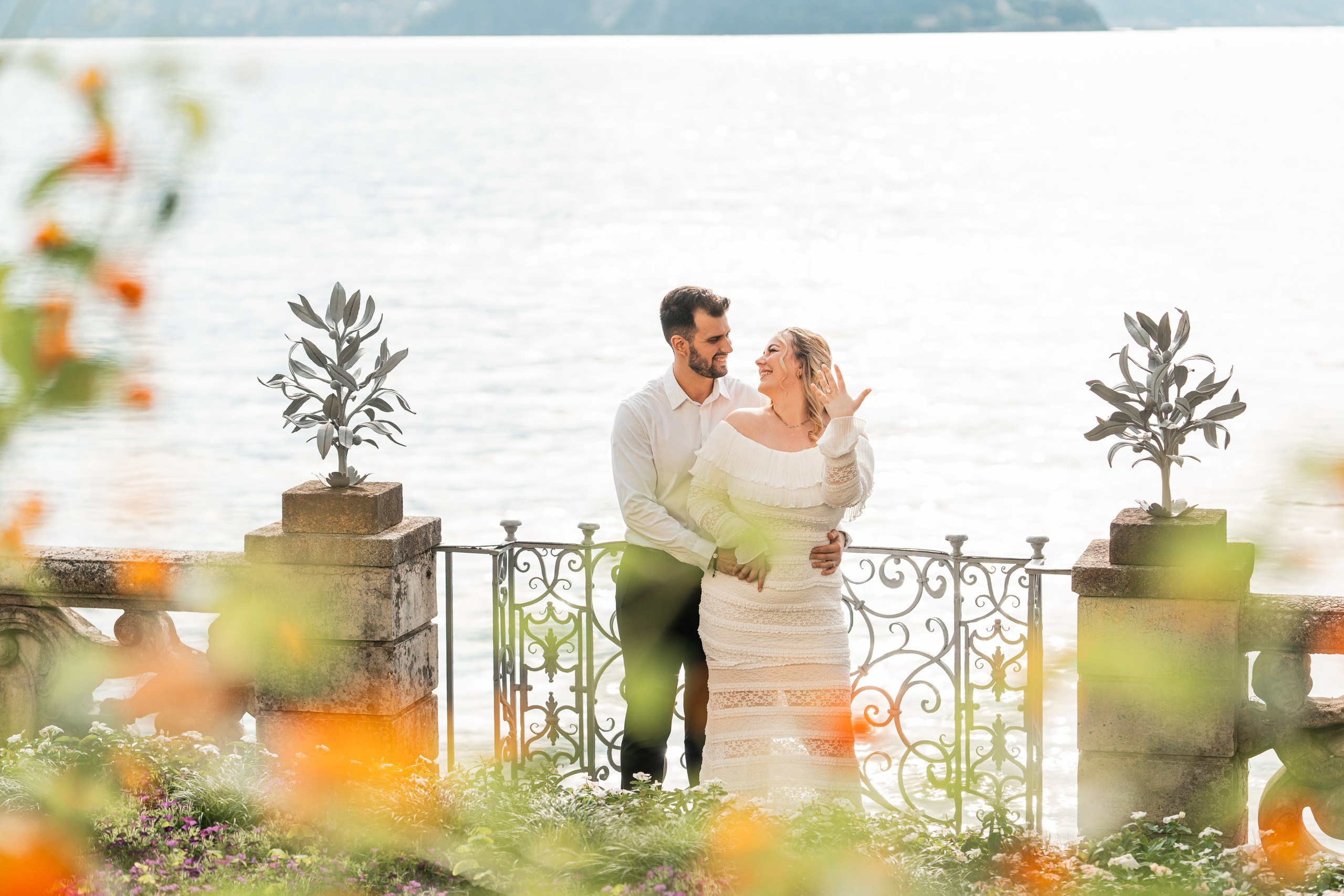 Villa Monastero Save the date!. Wedding Photographer Lake Como Ferrari Media Production