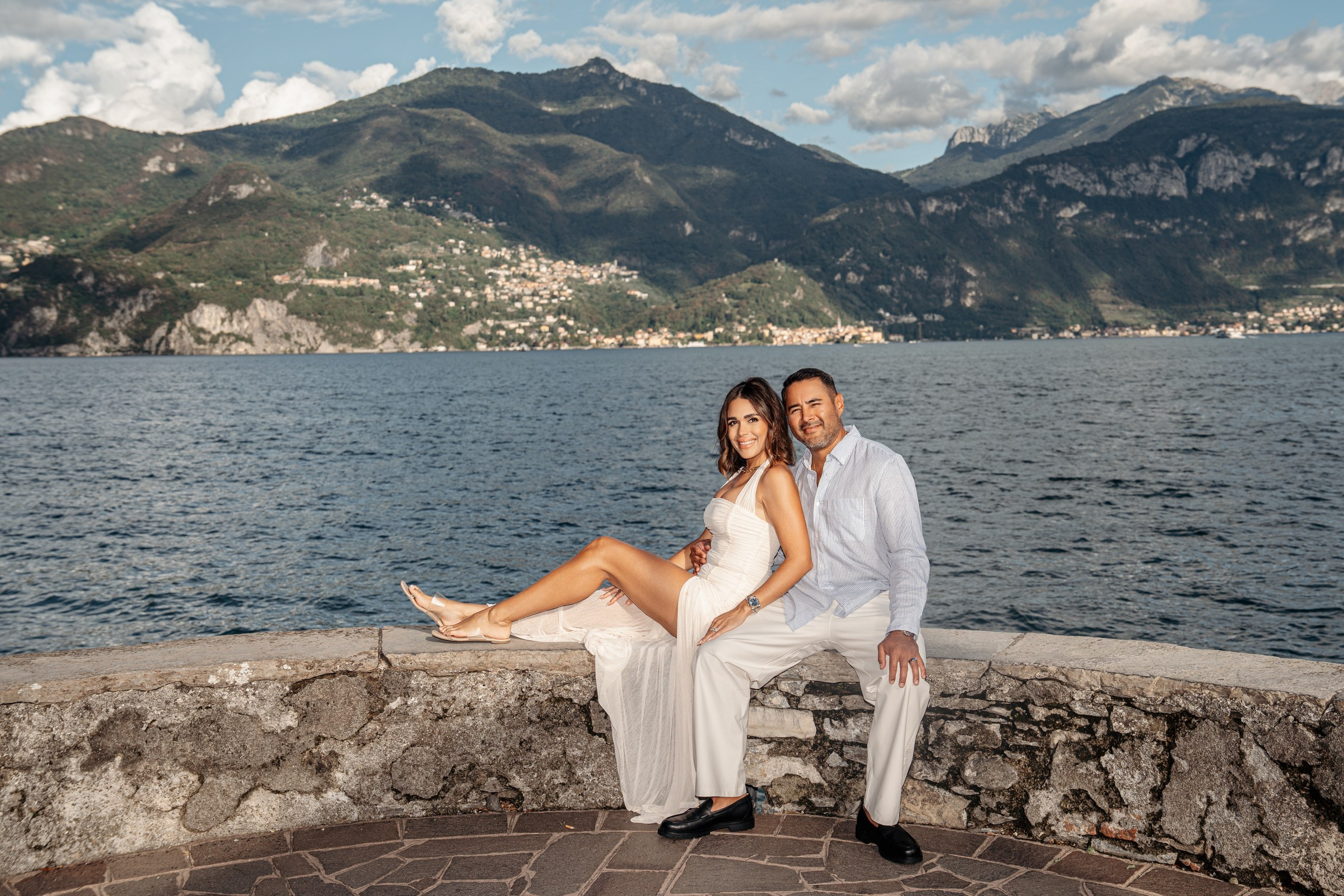 Menaggio + boat. Fotografo matrimonio Lago di Como Ferrari Media Production