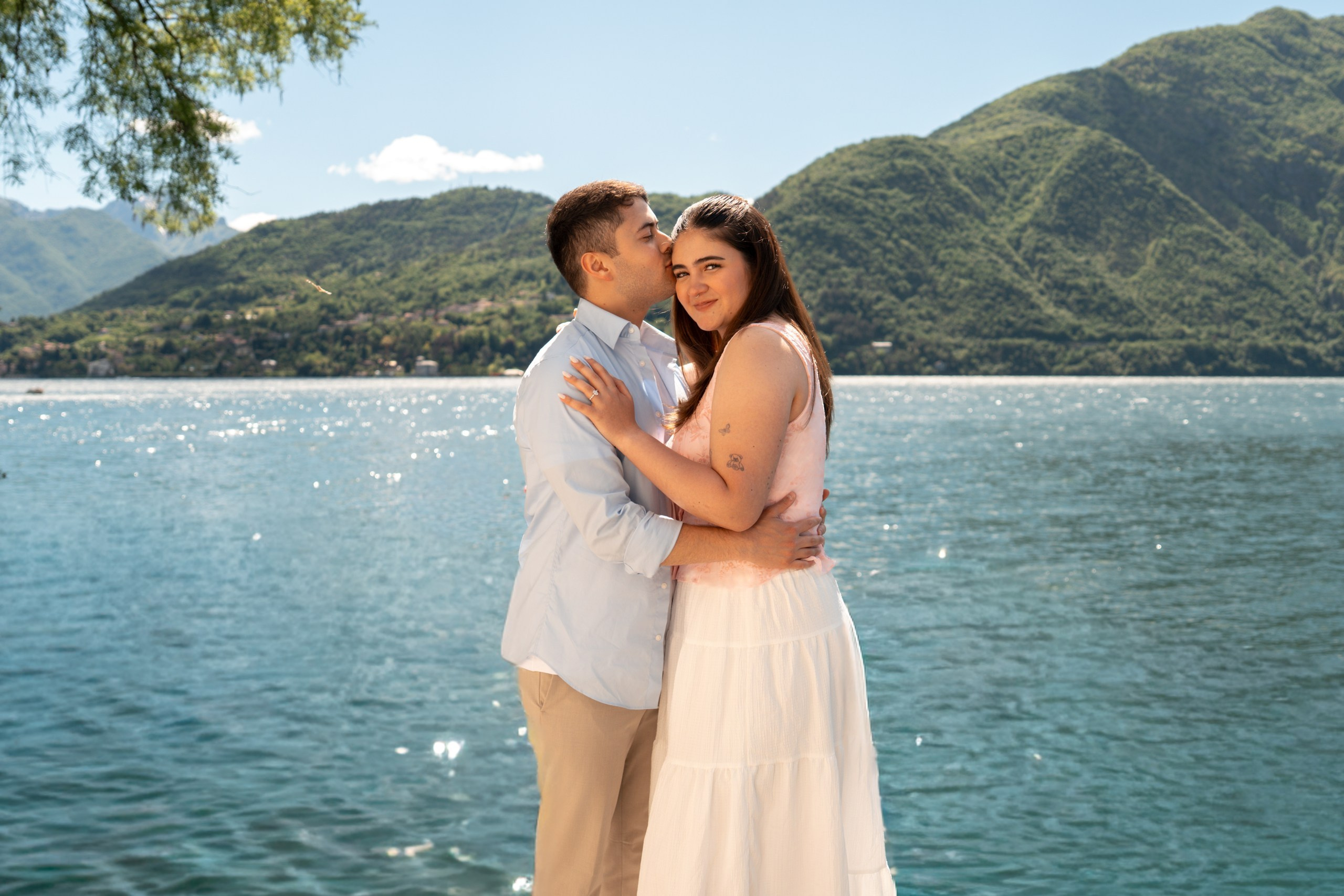 Tremezzo proposal. Fotografo matrimonio Lago di Como Ferrari Media Production
