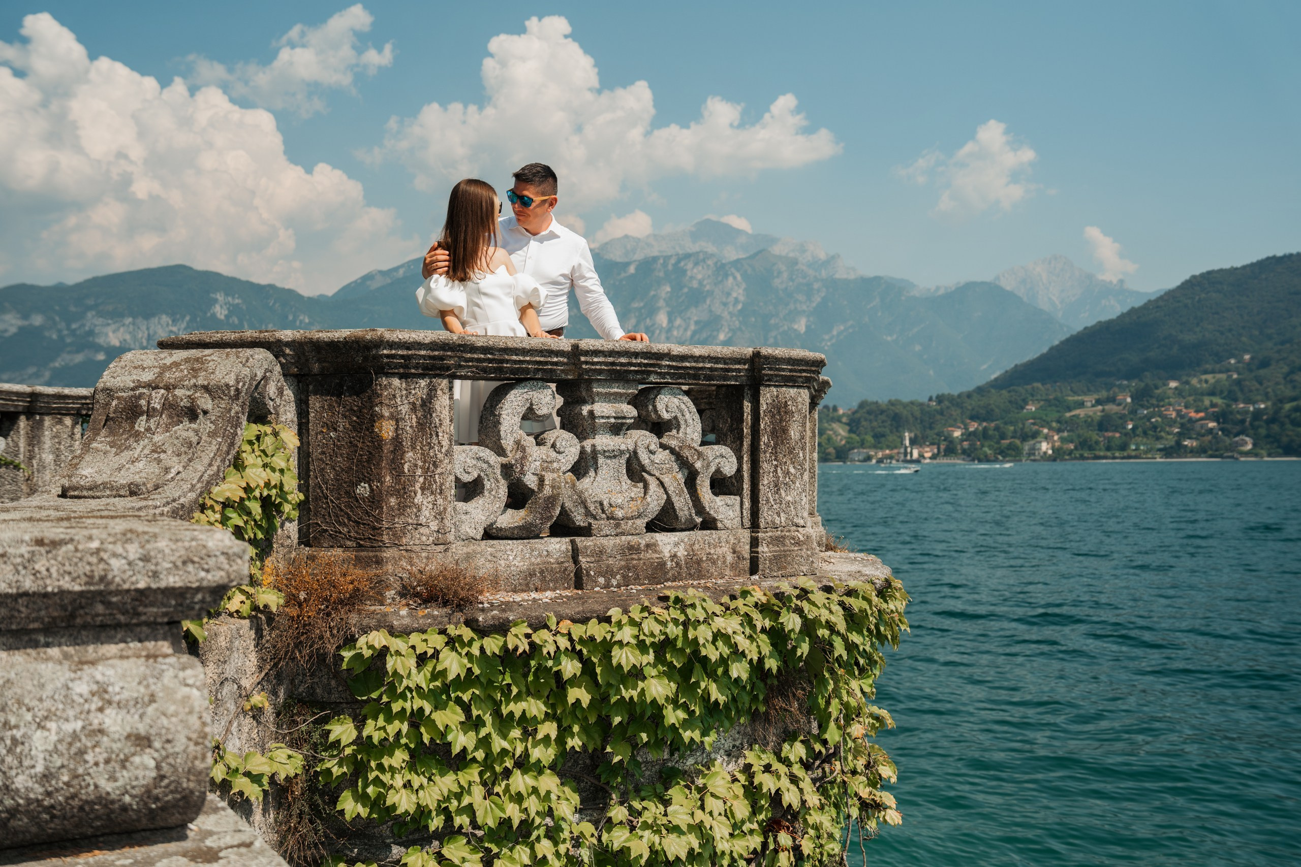 Tremezzo + Menaggio wedding. Wedding Photographer Lake Como Ferrari Media Production