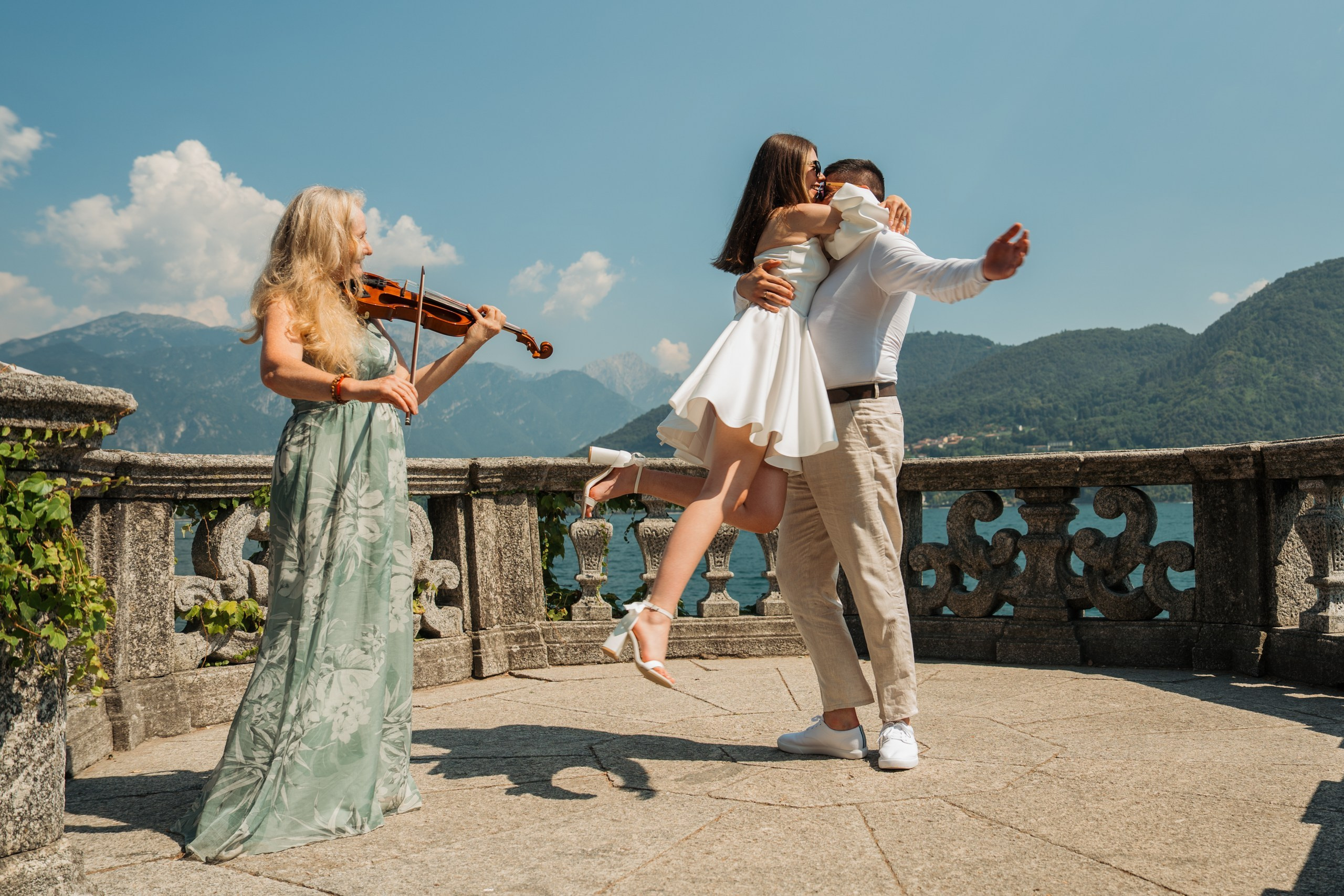 Tremezzo + Menaggio wedding. Wedding Photographer Lake Como Ferrari Media Production