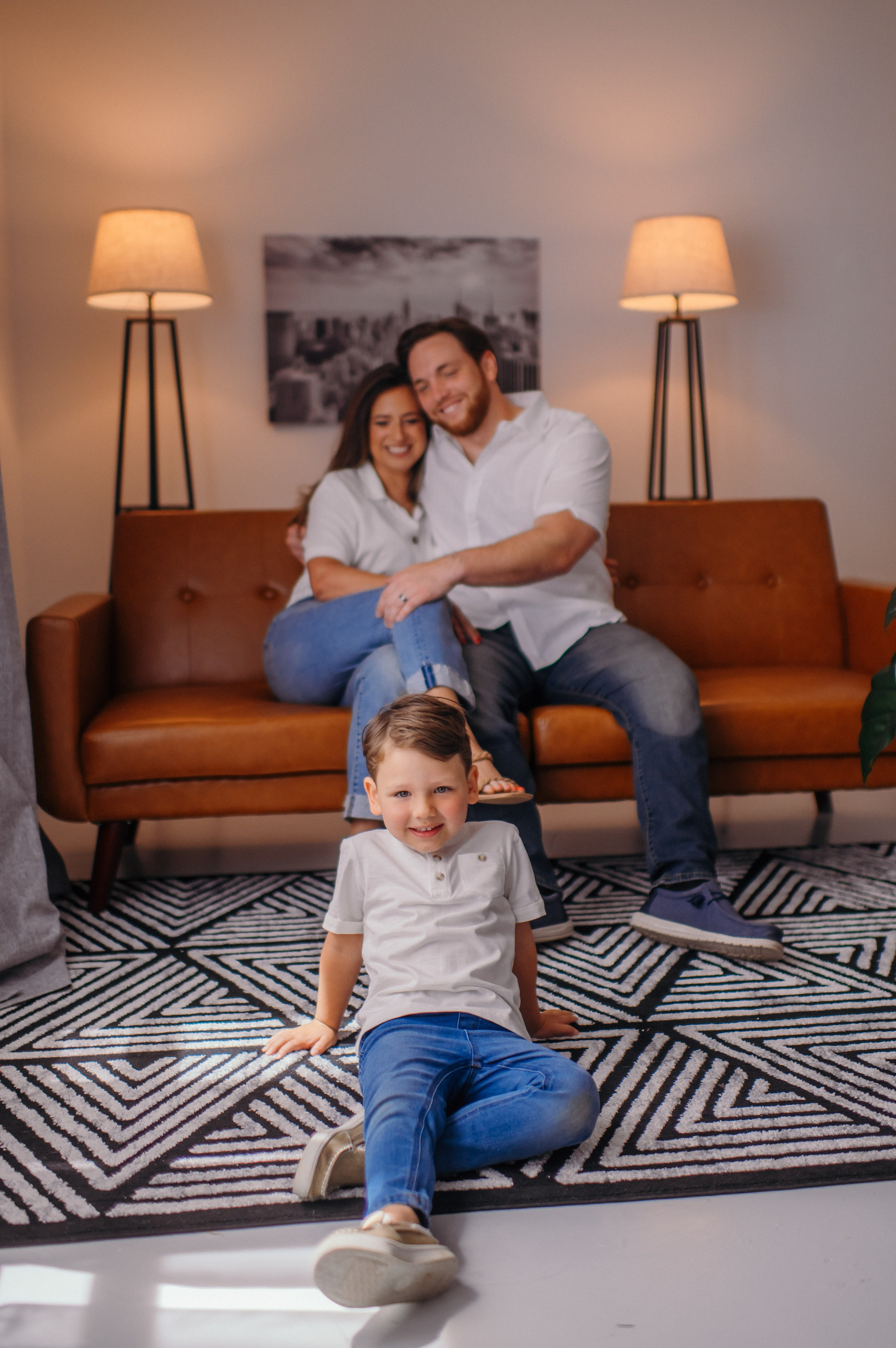 Amanda, Sam and Hayes. Wedding, maternity and family photographer in Charlotte Tasha Minn