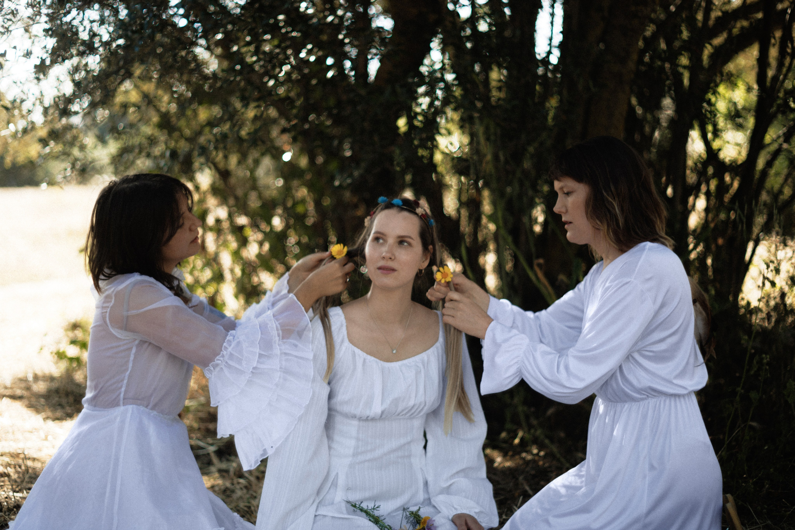 Fairy photoshoot with Dasha, Kamila, Brittany. Photographer in Greece Kristina