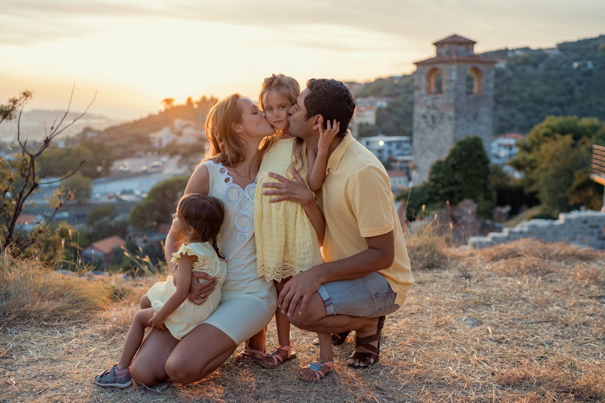 Familiephotosession i Gamlebyen i Bar