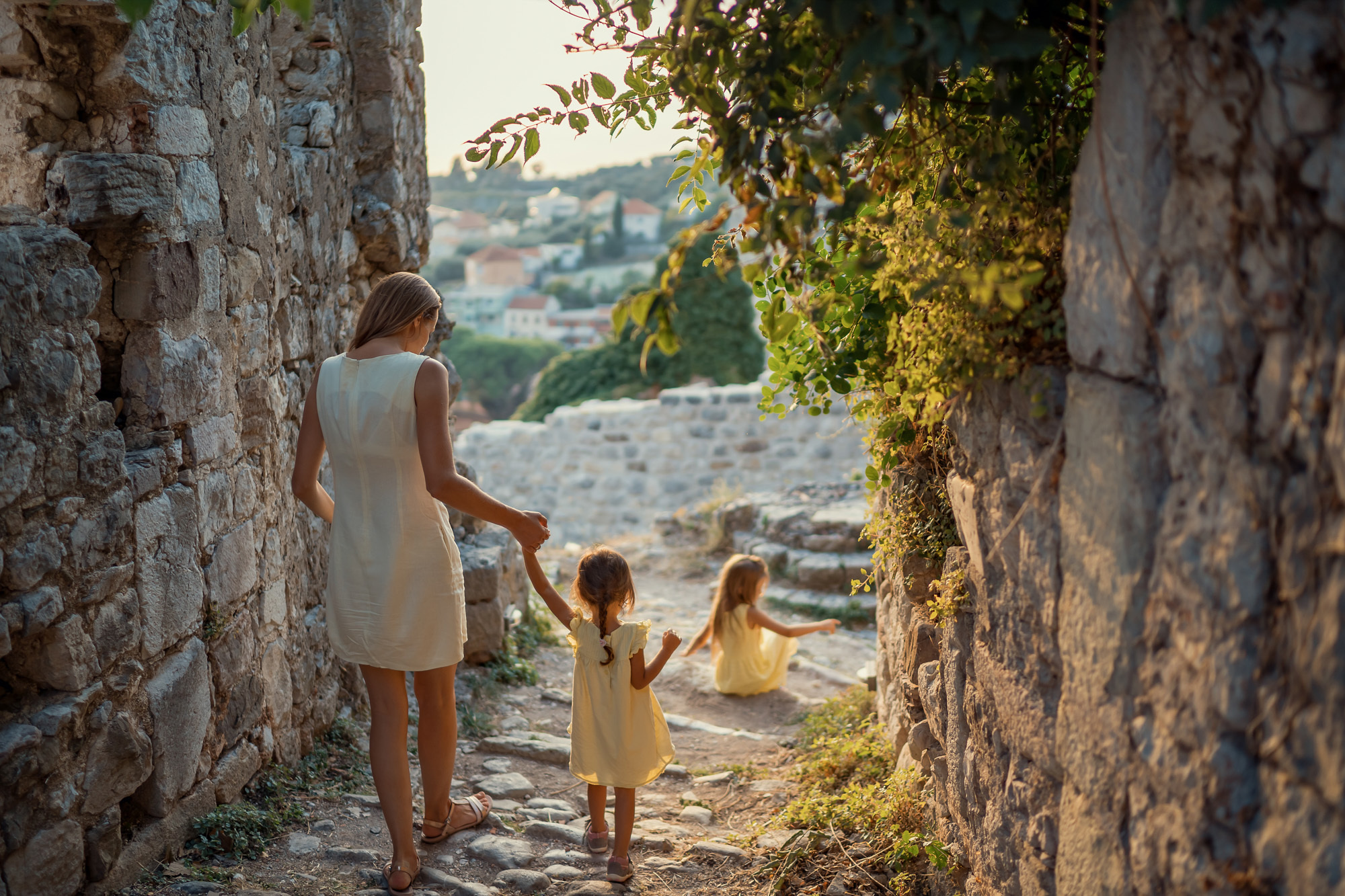 Familiephotosession i Gamlebyen i Bar