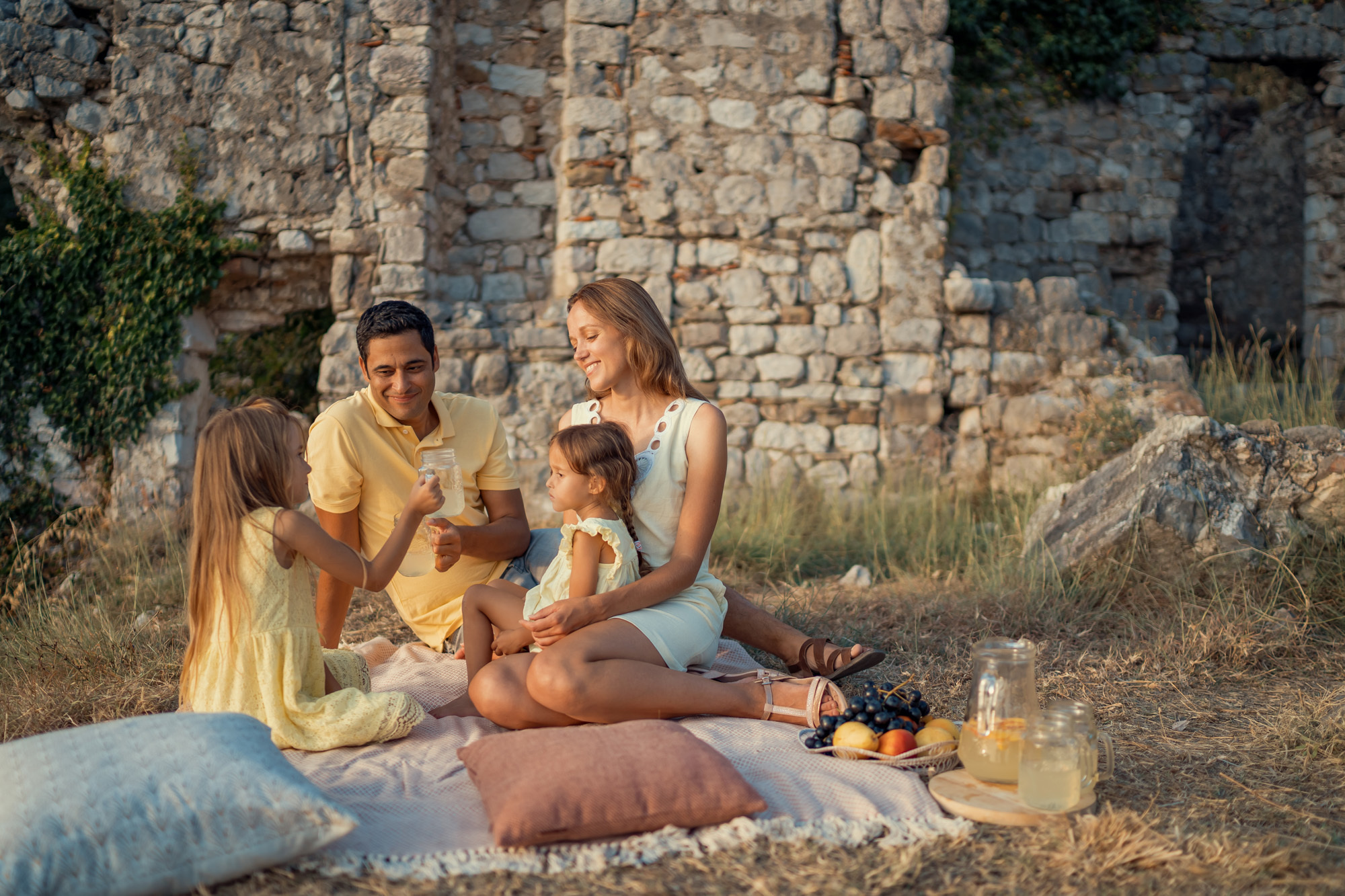 Familiephotosession i Gamlebyen i Bar