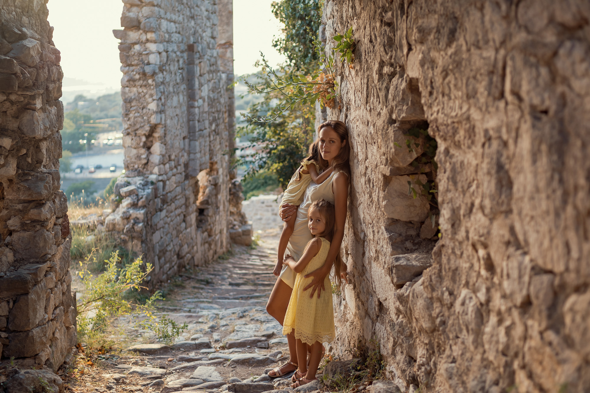 Familiephotosession i Gamlebyen i Bar