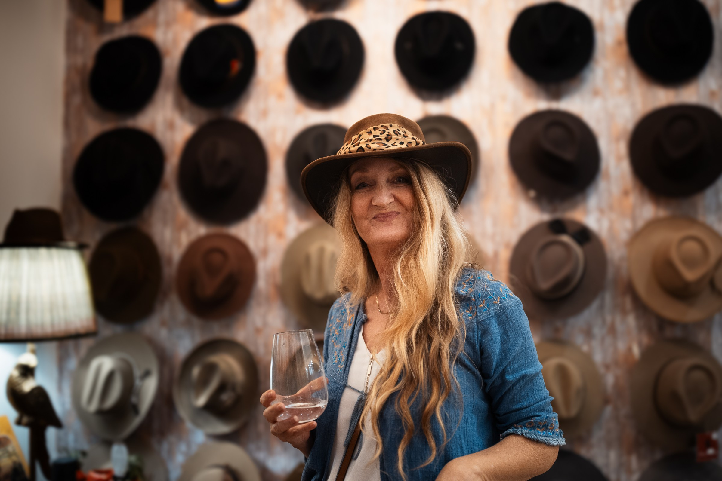 Product photoshoot for a hat store