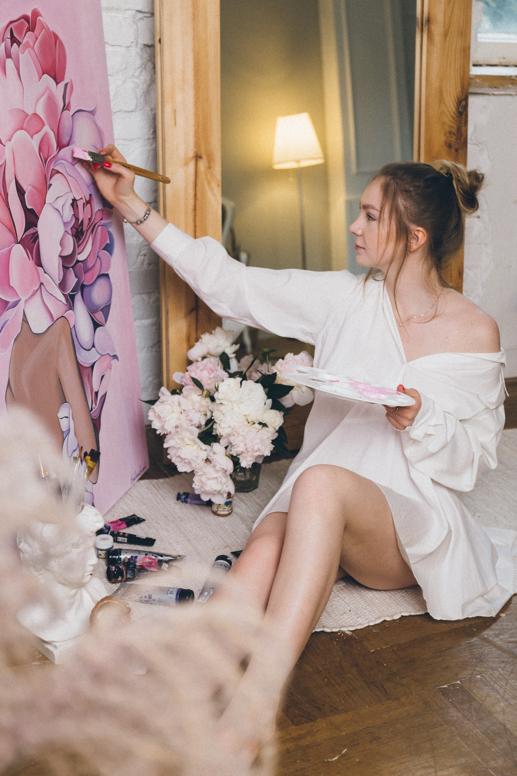 Алеся-фотосессия для художника. Фотограф Анна Кучерявая | Свадьбы и мероприятия в Дубае