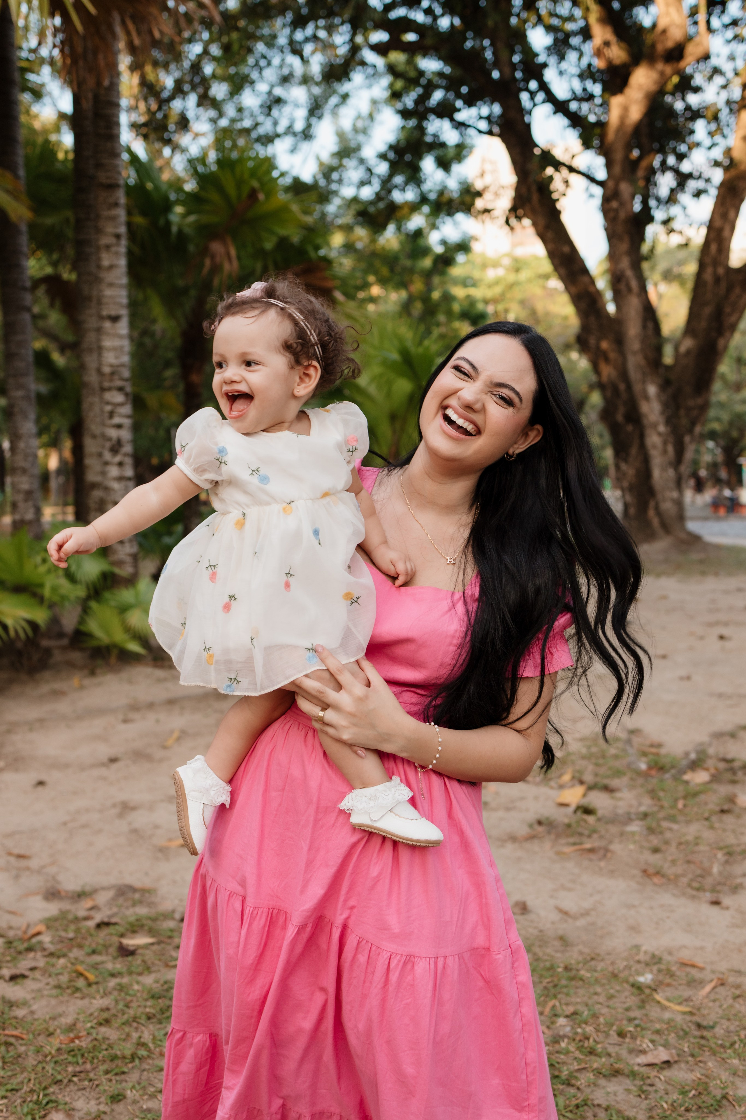foto mãe e filha e ensaio externo