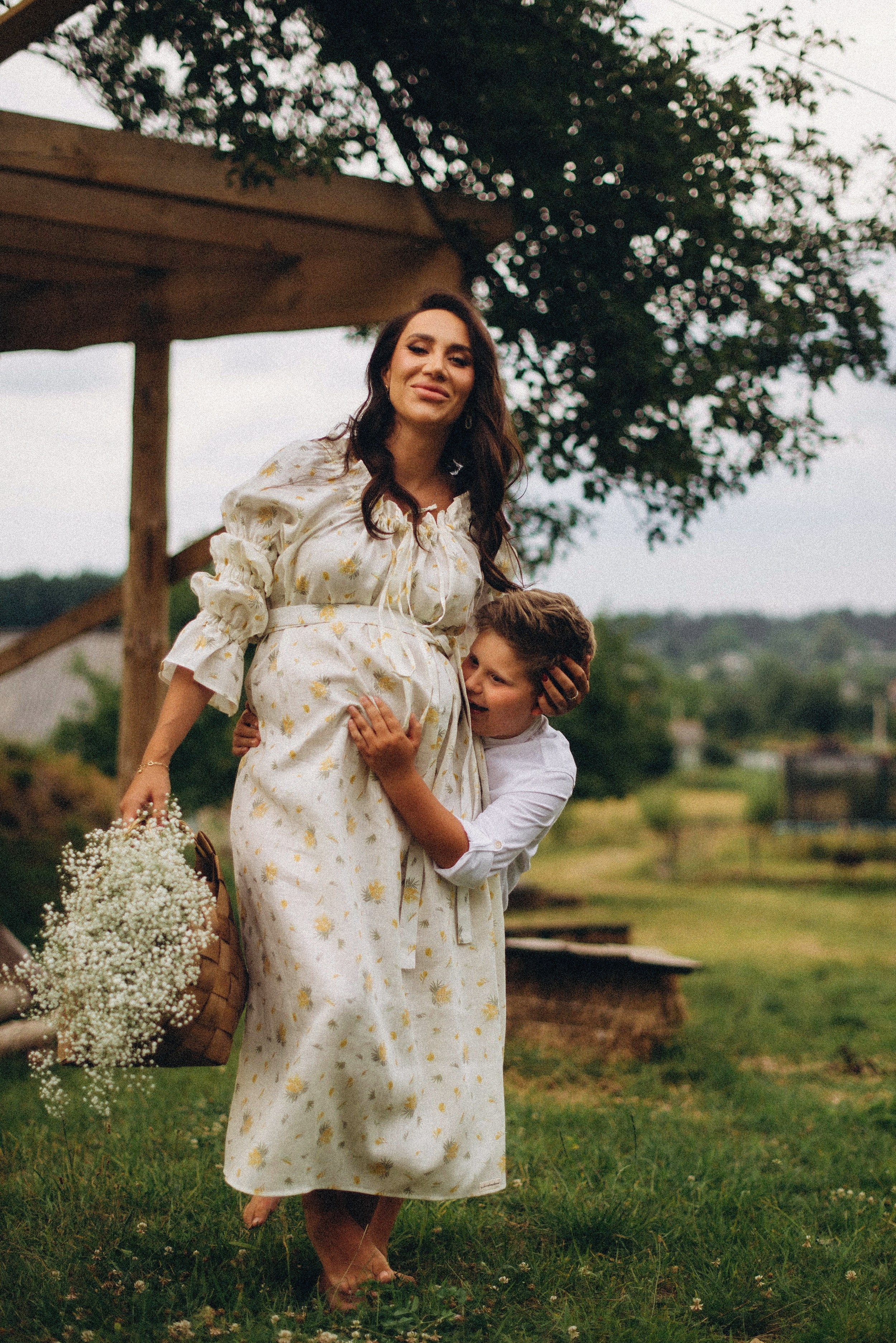 Беременность на природе. Семейный фотограф Лейпциг, Германия