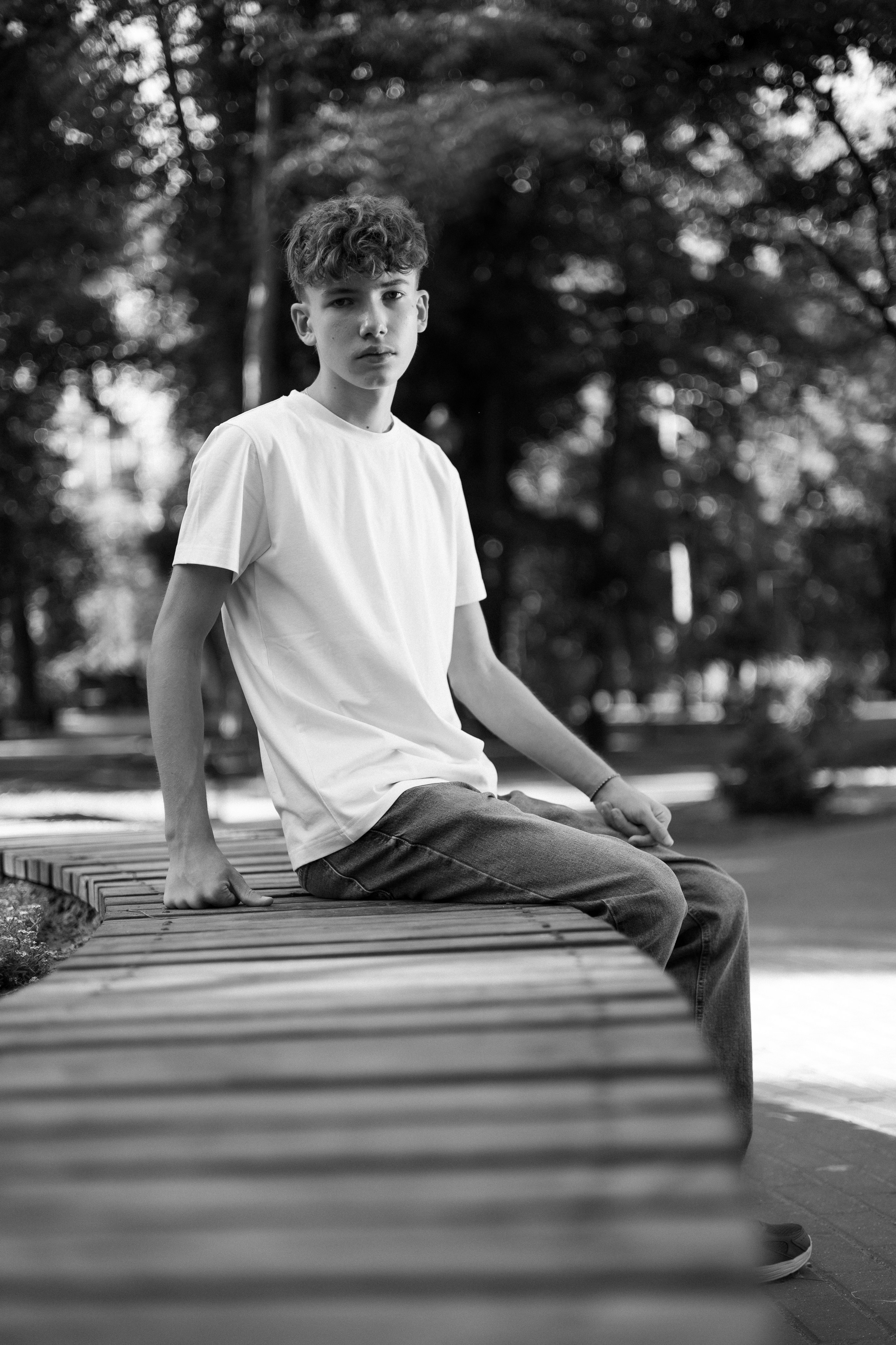 Портретная съемка в парке. Прогулка на свежем воздухе.