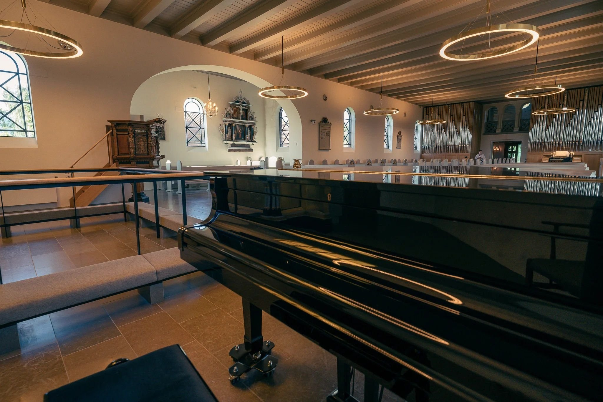 Milas' baptism — Tarm Church. AlexEvents | Wedding and Baptism Photographer & Videographer in Denmark and Germany