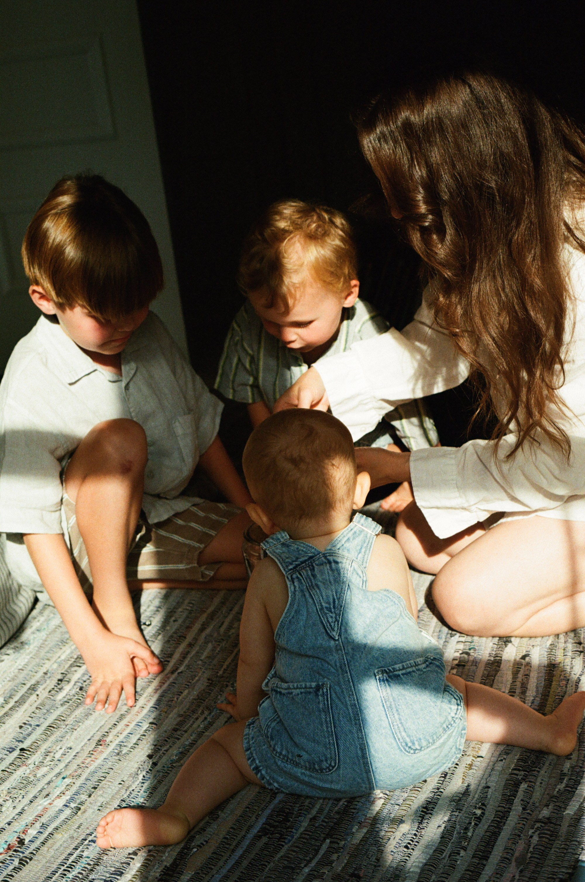 Documentary style film family photographer in Moseley, VA 