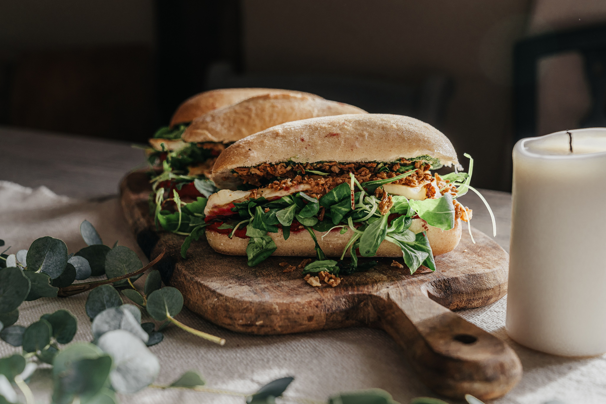 Retreat in Northumberland Roses Bowler, food photography, cake and catering photography, women run businesses, sandwiches and salads photoshoot, photoshoot styling