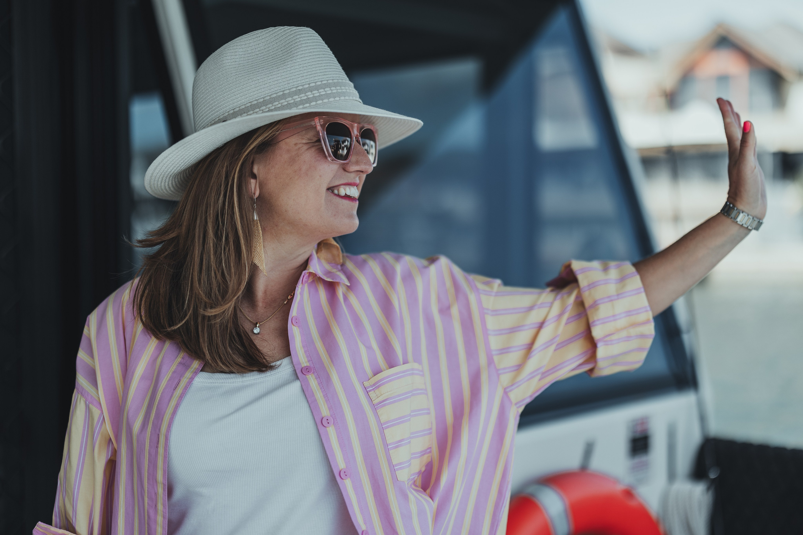 Product photoshoot for a hat store