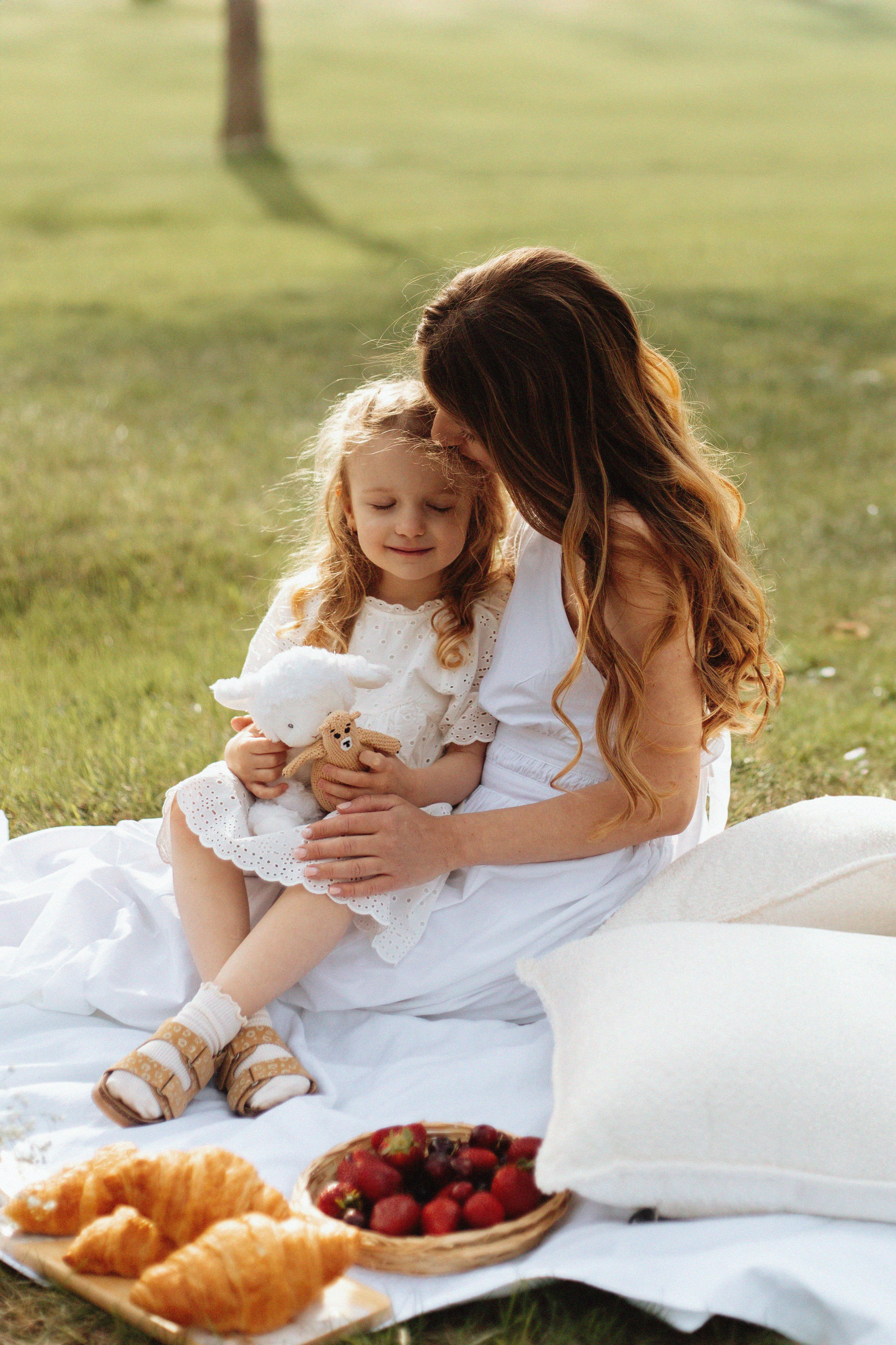 Mother & daughter story. Home