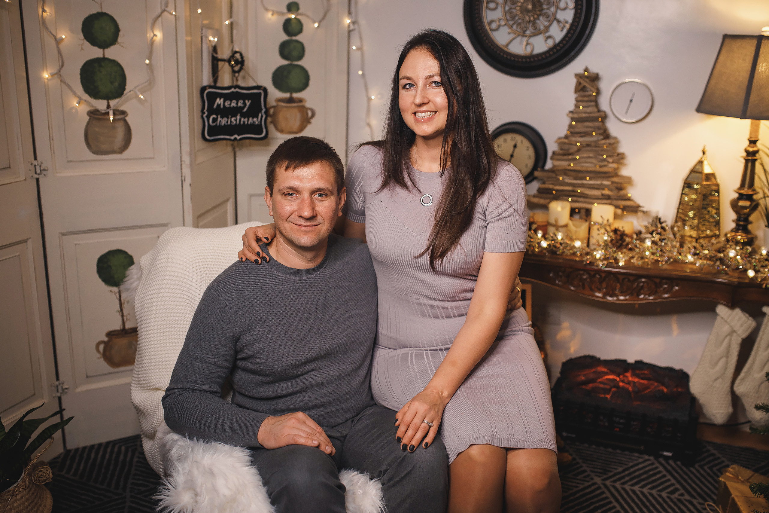 11.15.2020 Christmas Family Photoshoot 3. Wedding family event photographer in Chicago Nick Yushevich