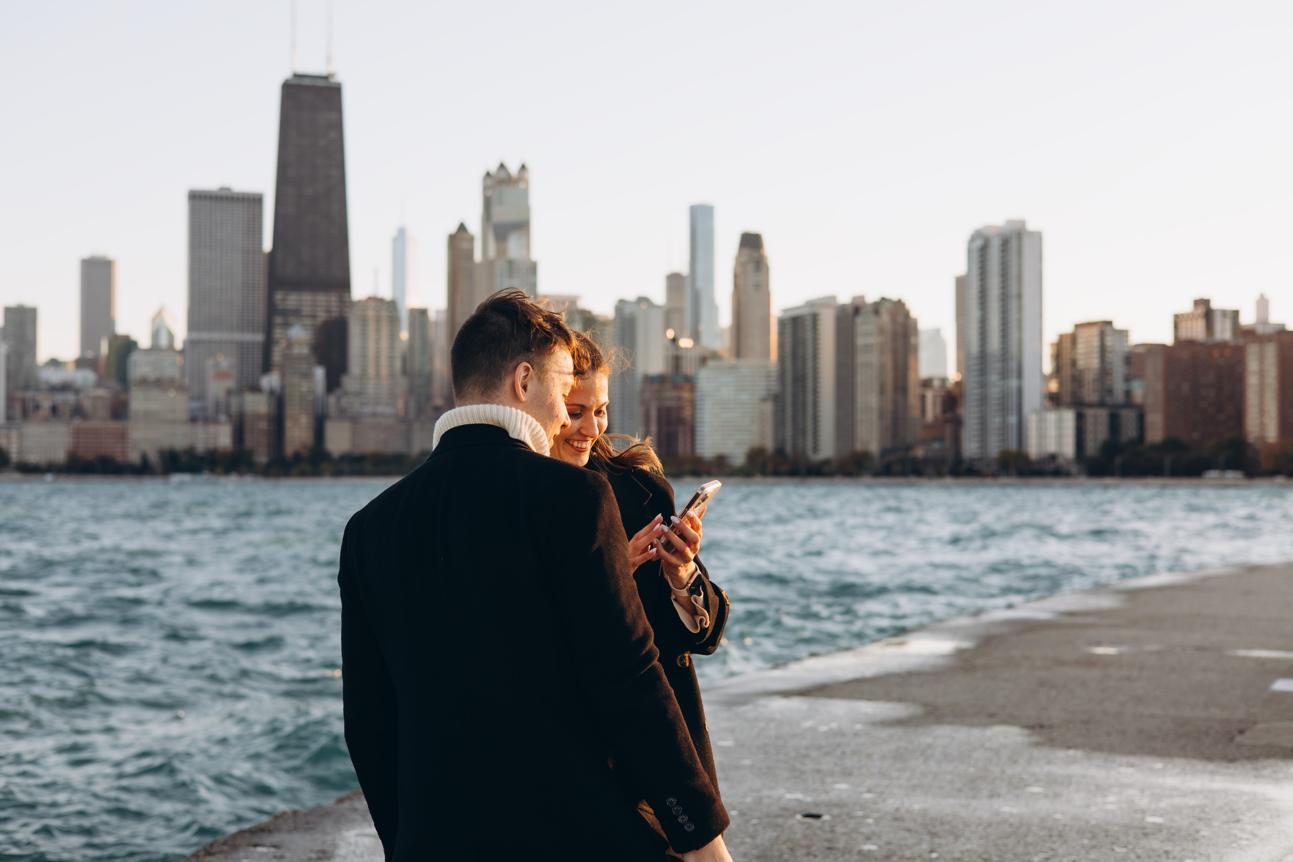 North Lake Shore Proposal — Chicago Photographer — Margarita Chudinova