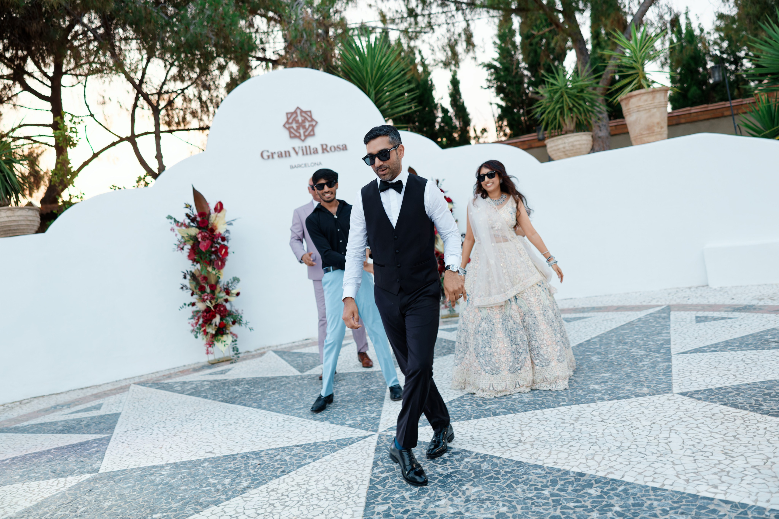 Indian wedding at Gran Villa Rosa, Barcelona