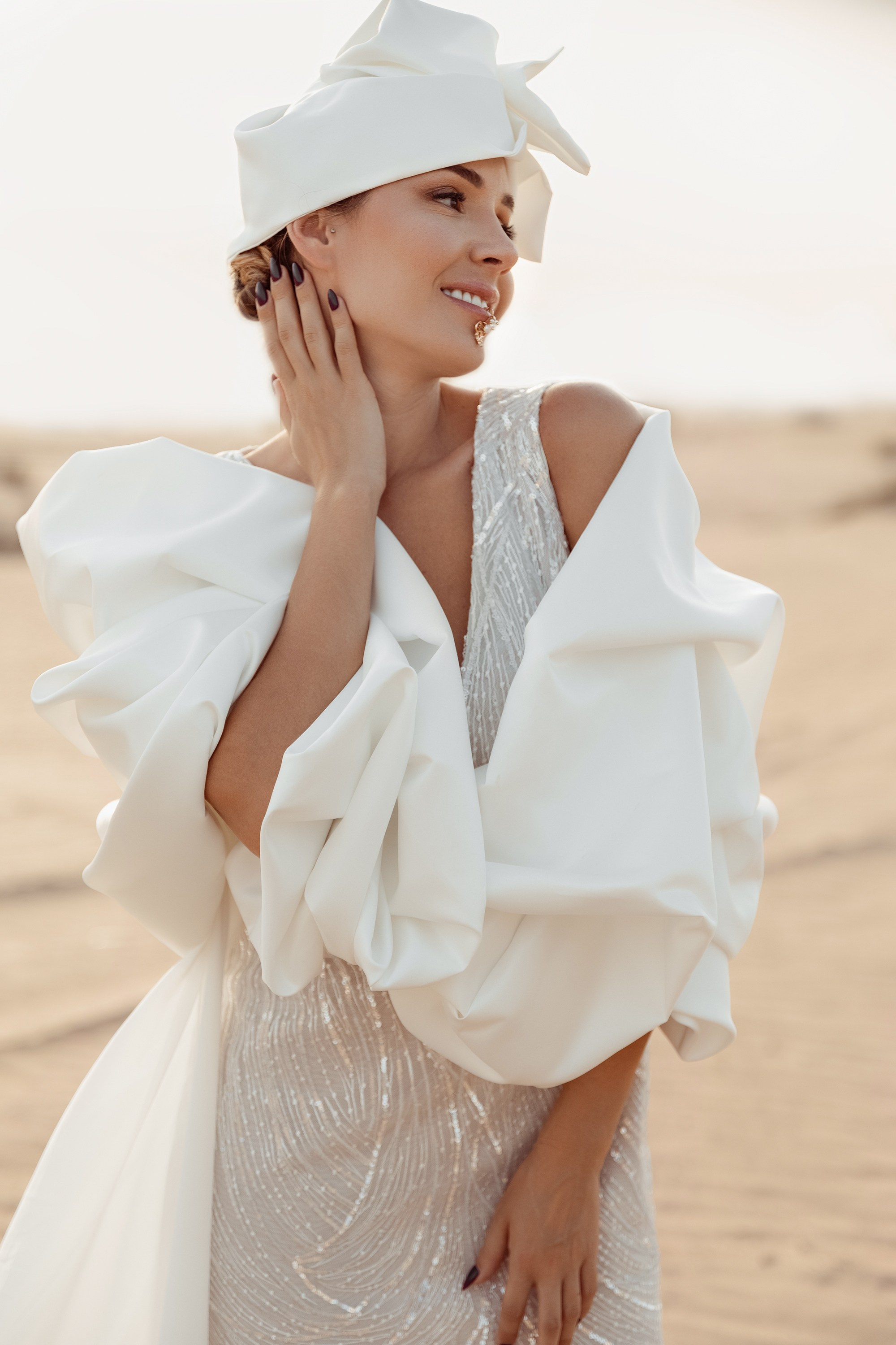 Bride's portrait. Dubai, United Arab Emirates