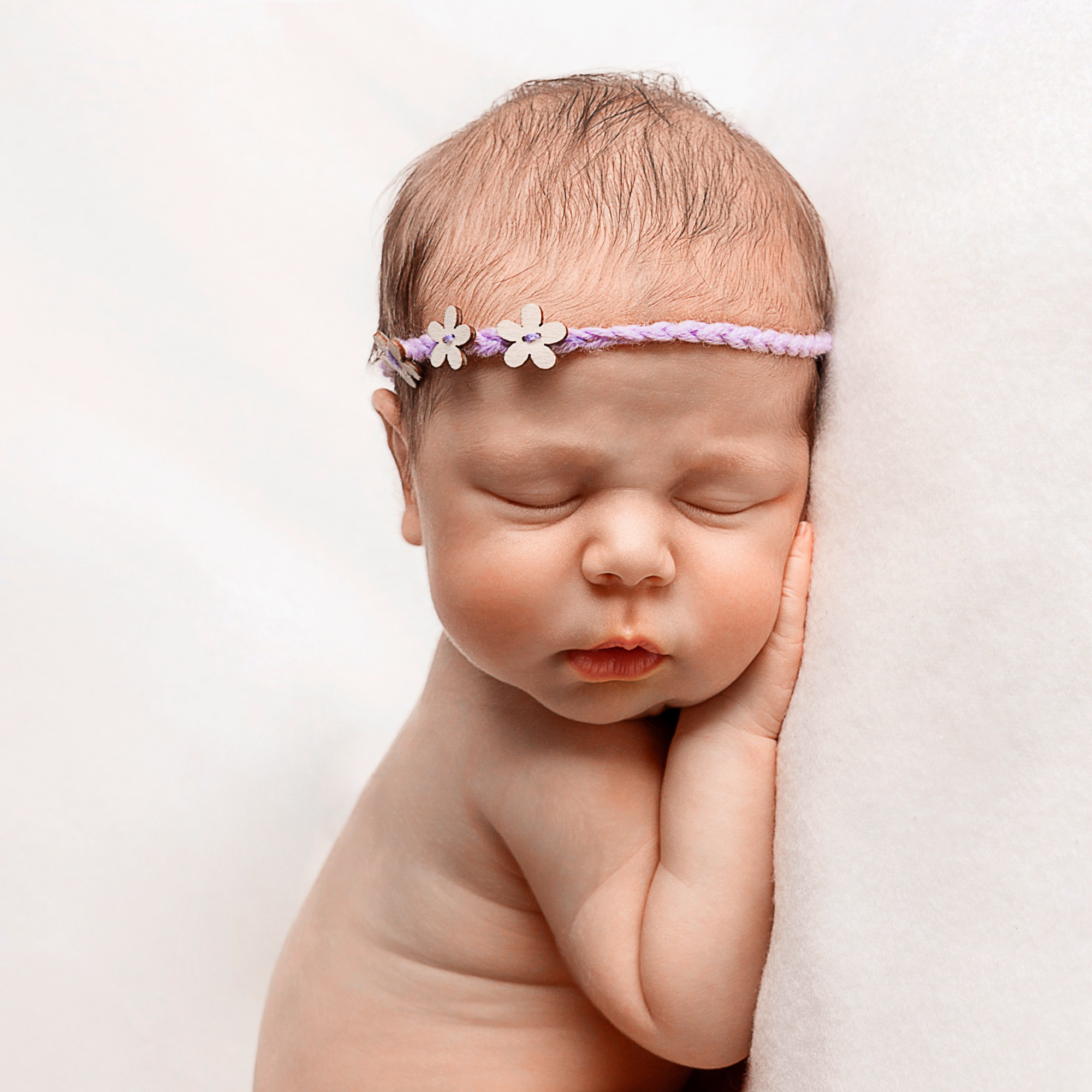 Newborn 2025. Svitlana Miahka fotografa a Genova