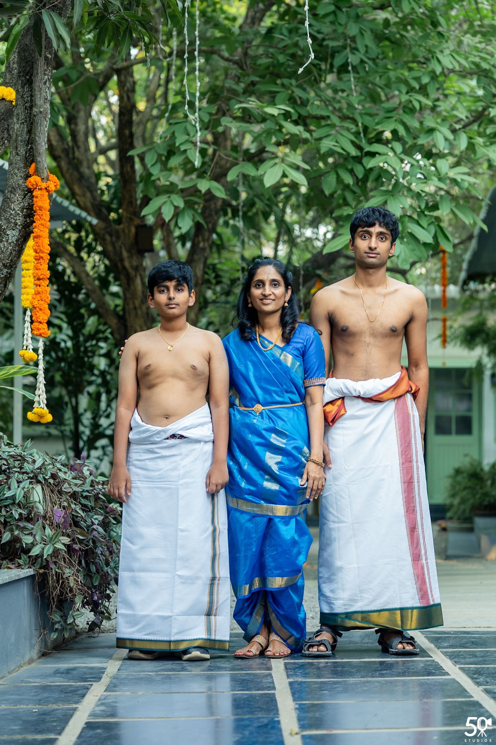 SANJAY AND SAKETH UPANAYANA. 50mm STUDIOS