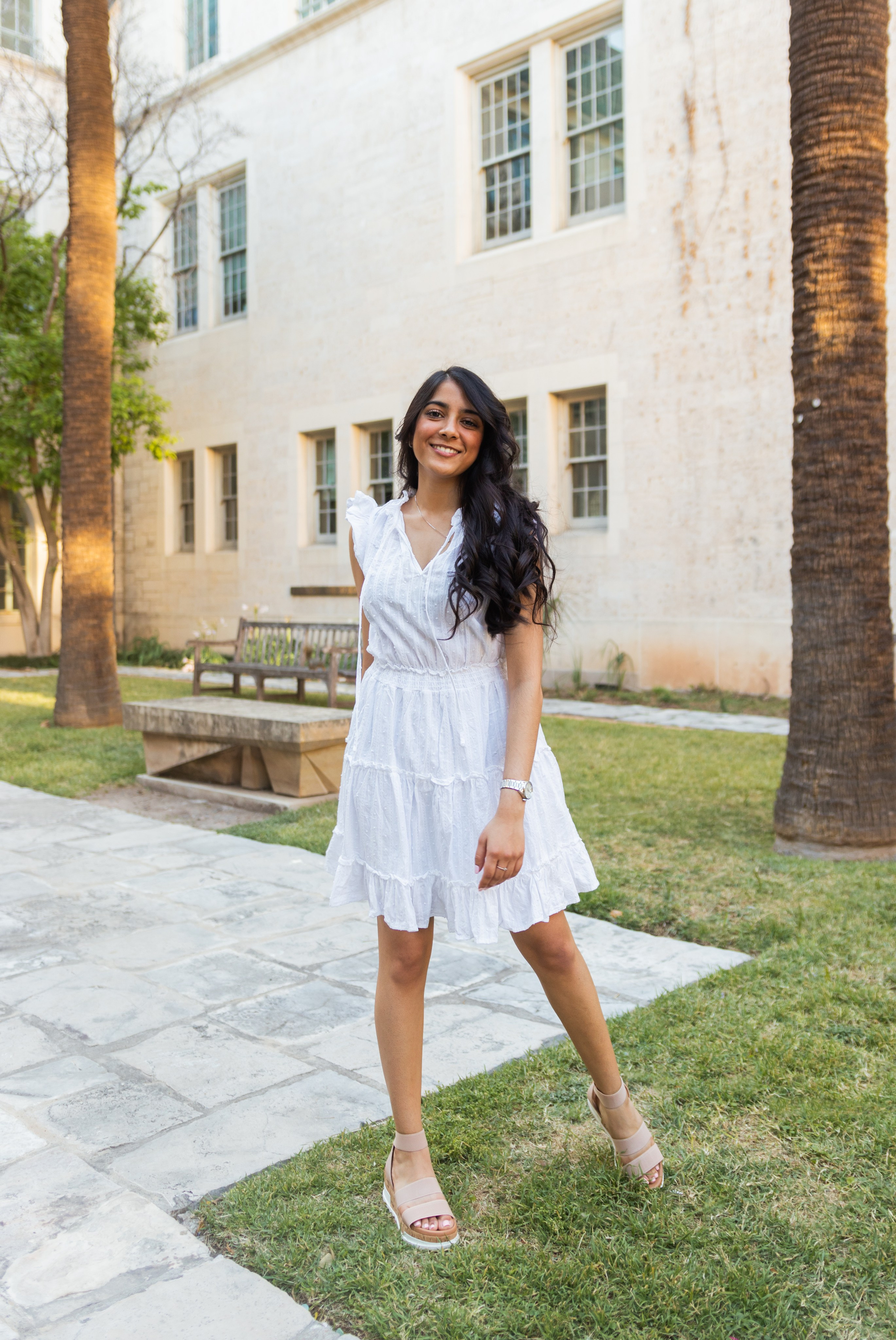 Payal’s graduation photoshoot at the University of Texas Austin