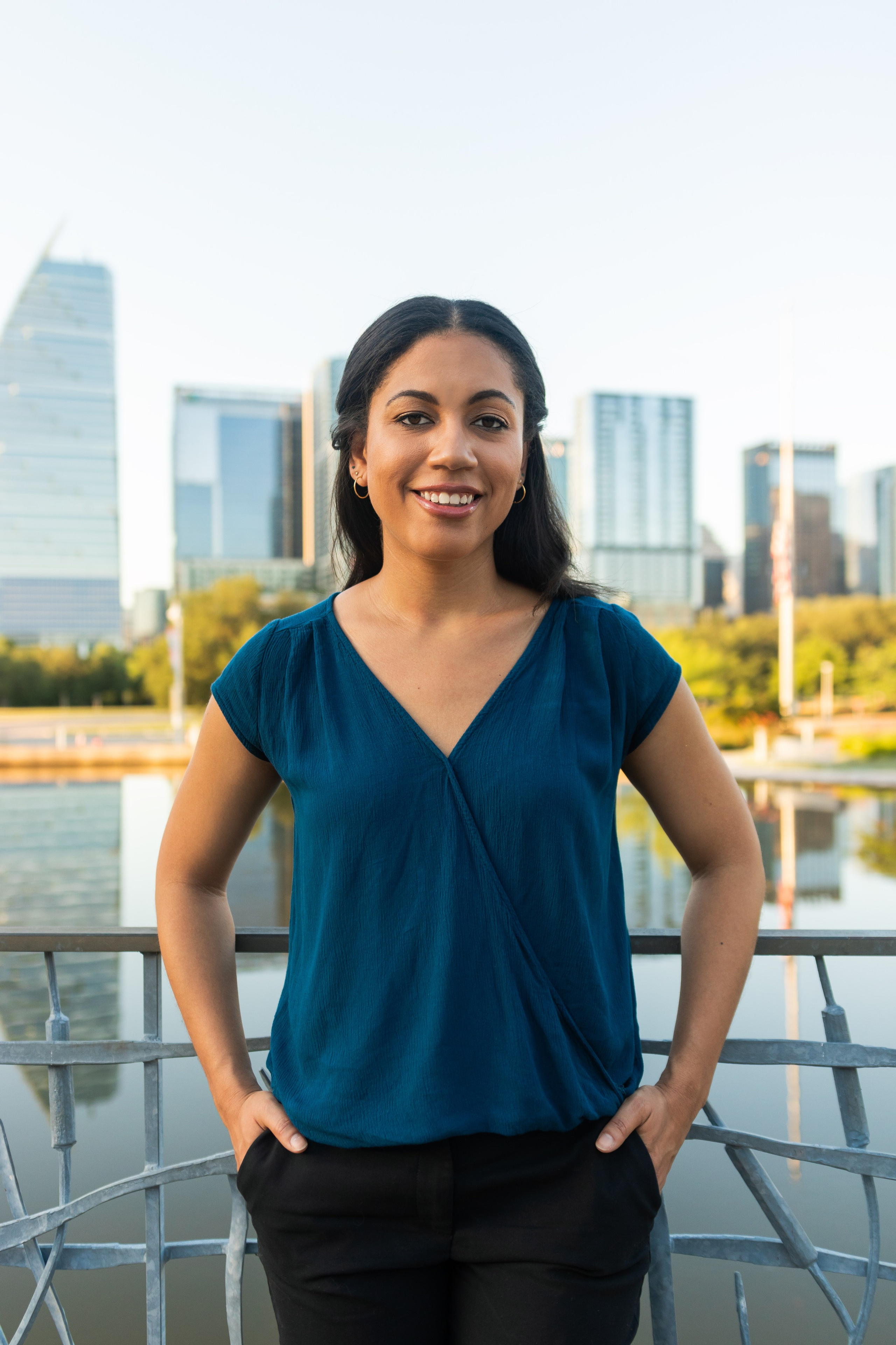 Sarah at the Long Center Convention Center in Austin
