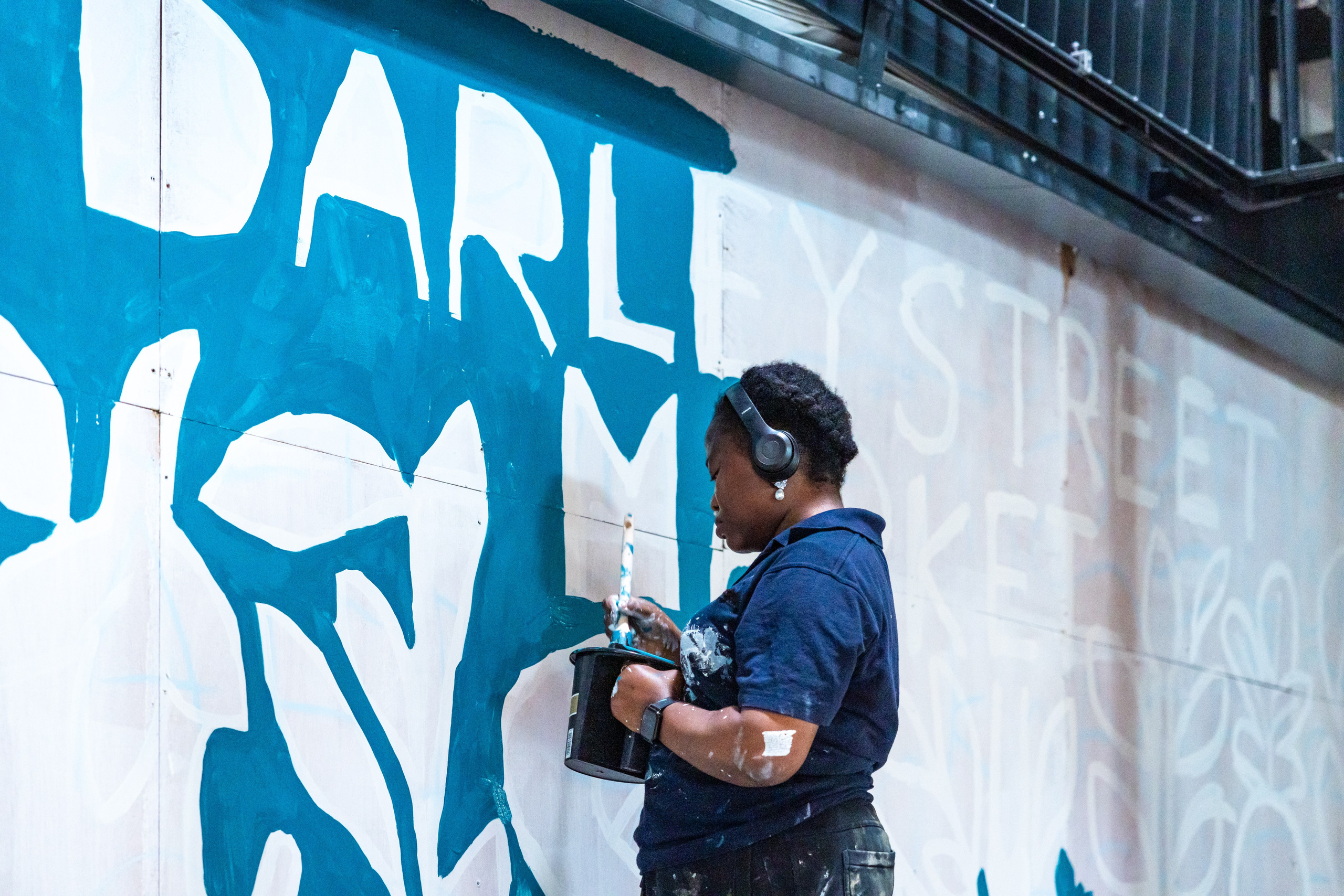 Darley Street Market Mural. Professional Portrait & Event Photographer in West Yorkshire, travels across UK
