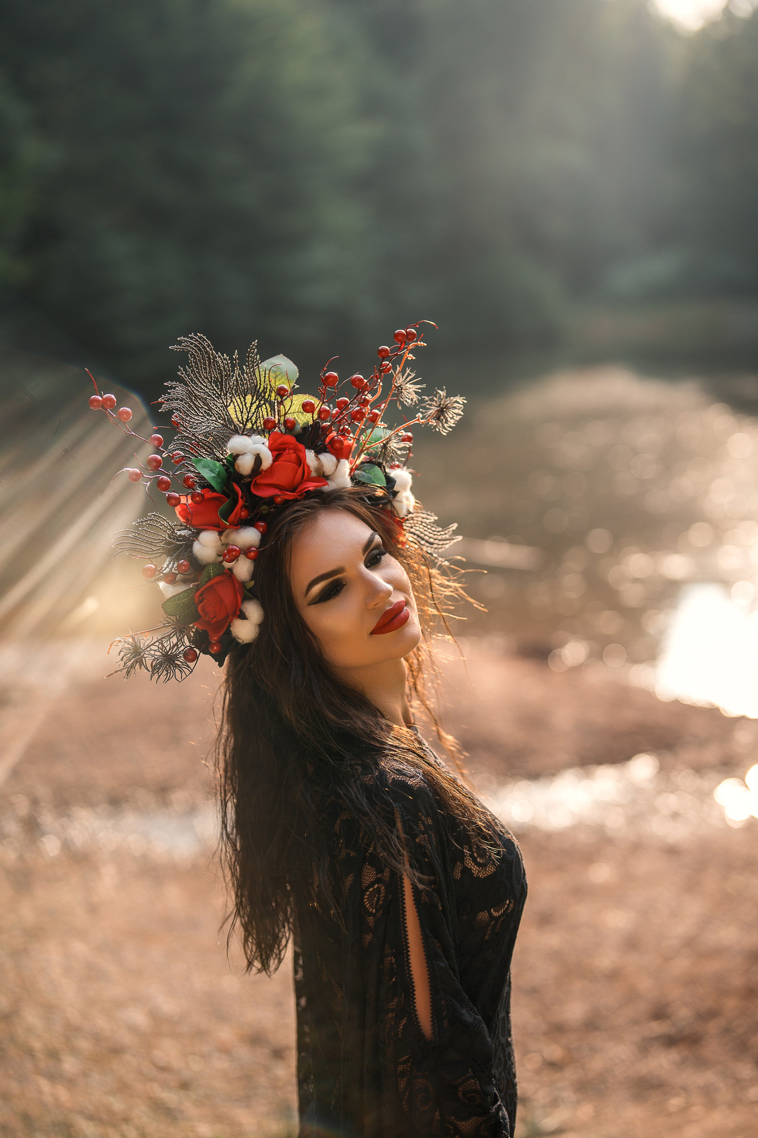 Witch at the lake. Familien, Lifestyle und Portrait Fotografin in Trier, Luxembourg