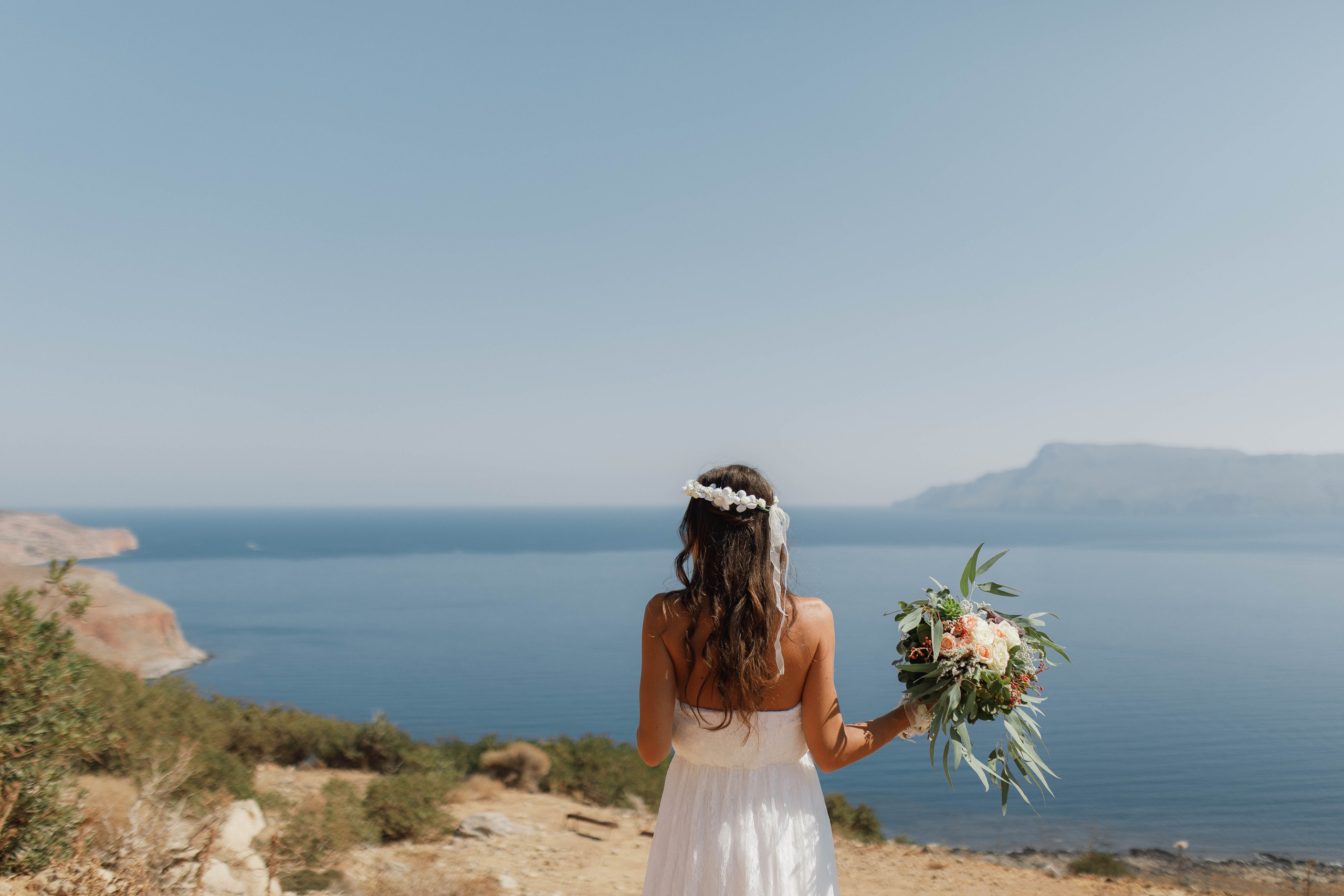 Marino & Steffi, Crete. Denny Savon — Photographer in Santorini | Weddings, Love Stories & Flying Dress