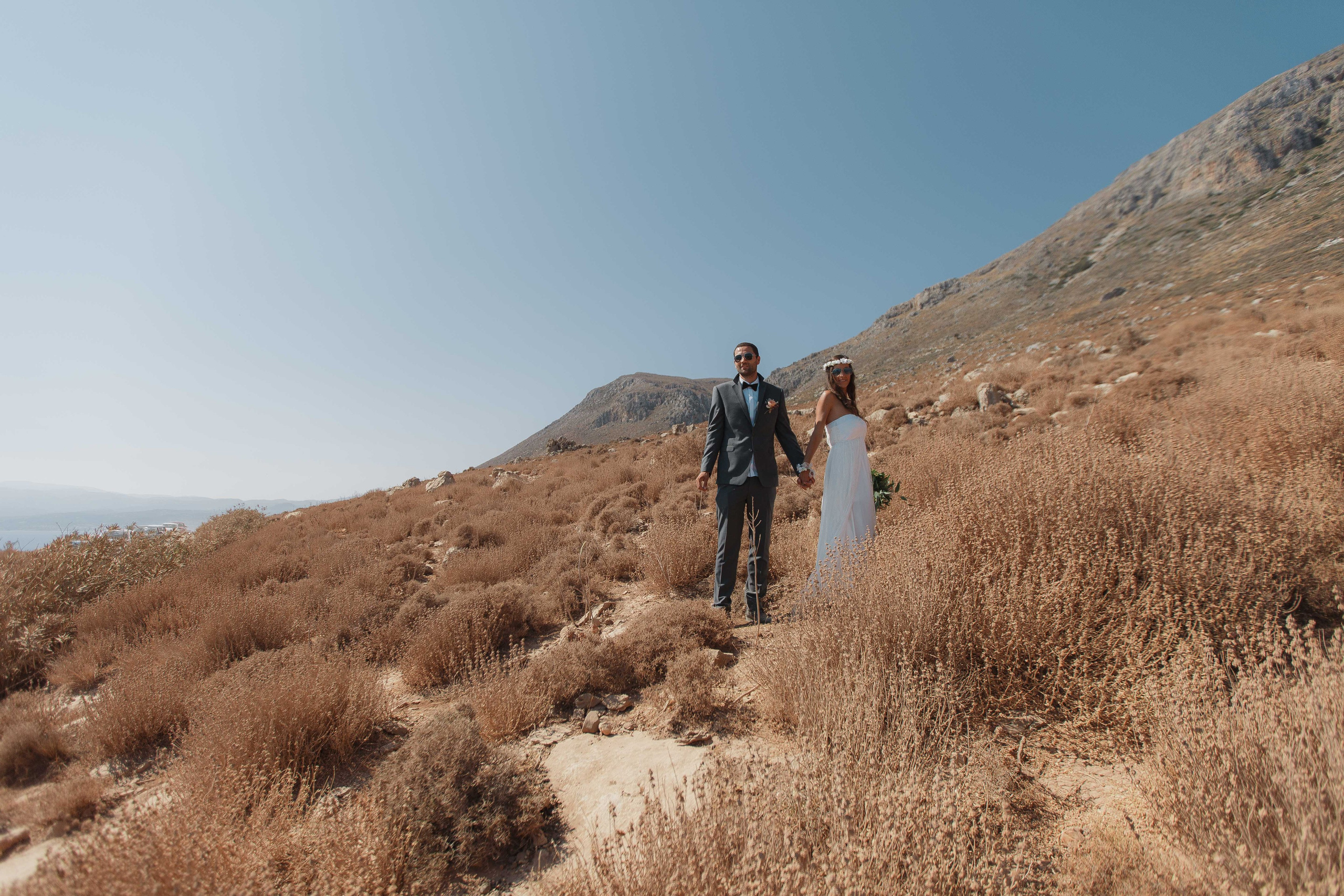 Marino & Steffi, Crete. Denny Savon — Photographer in Santorini | Weddings, Love Stories & Flying Dress