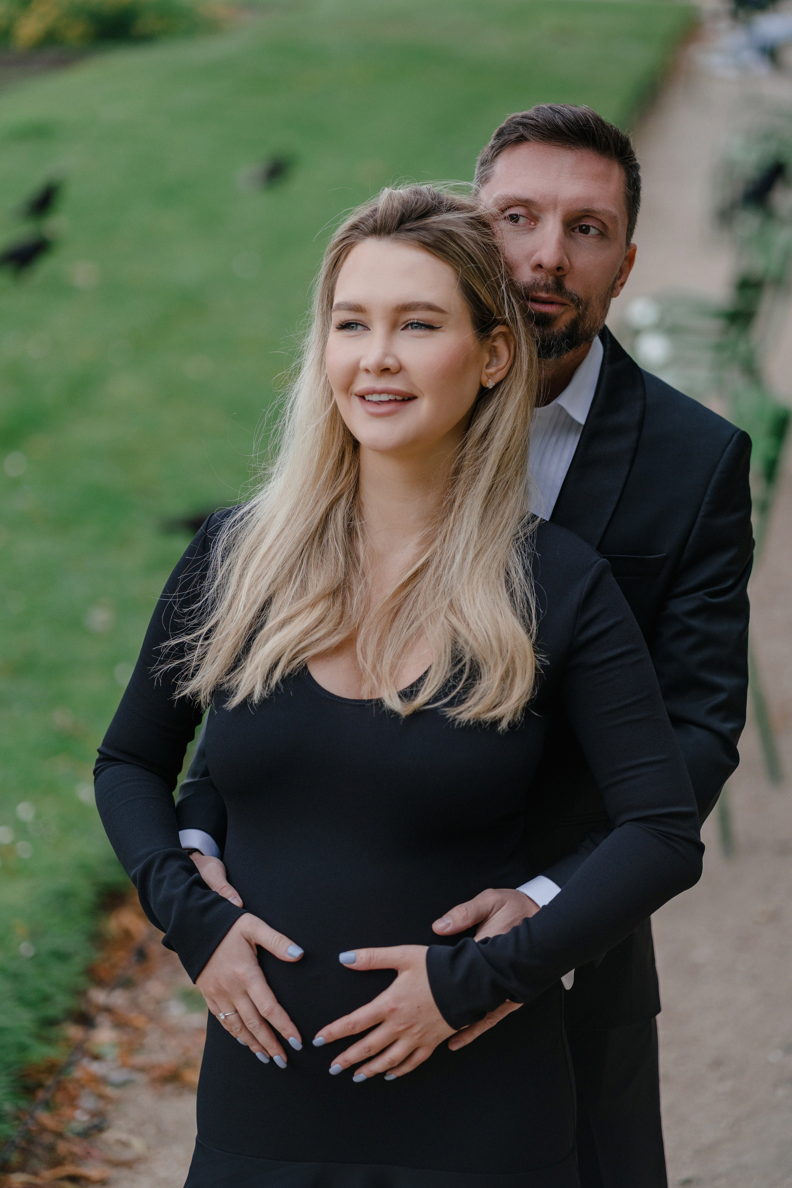 стильная съемка в ожидании ребенка