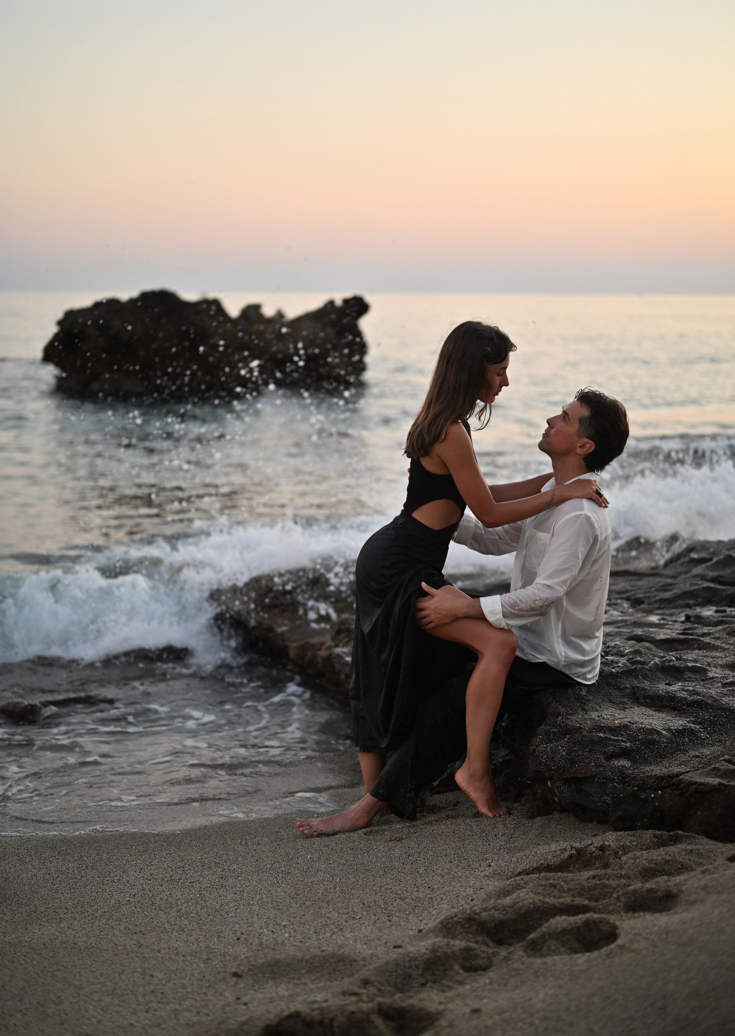 Love story на пляже Клеопатра. Photographer in Alanya, Side, Manavgat. Türkiye