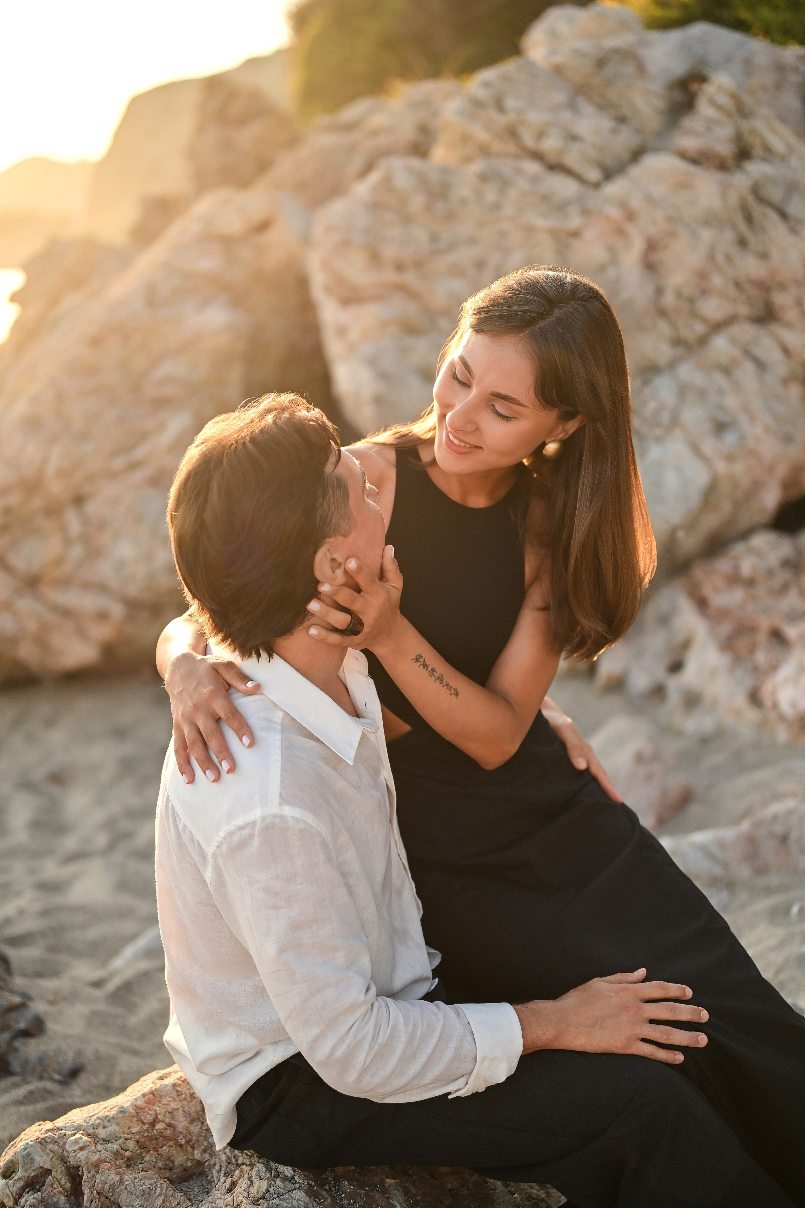 Love story на пляже Клеопатра. Photographer in Alanya, Side, Manavgat. Türkiye