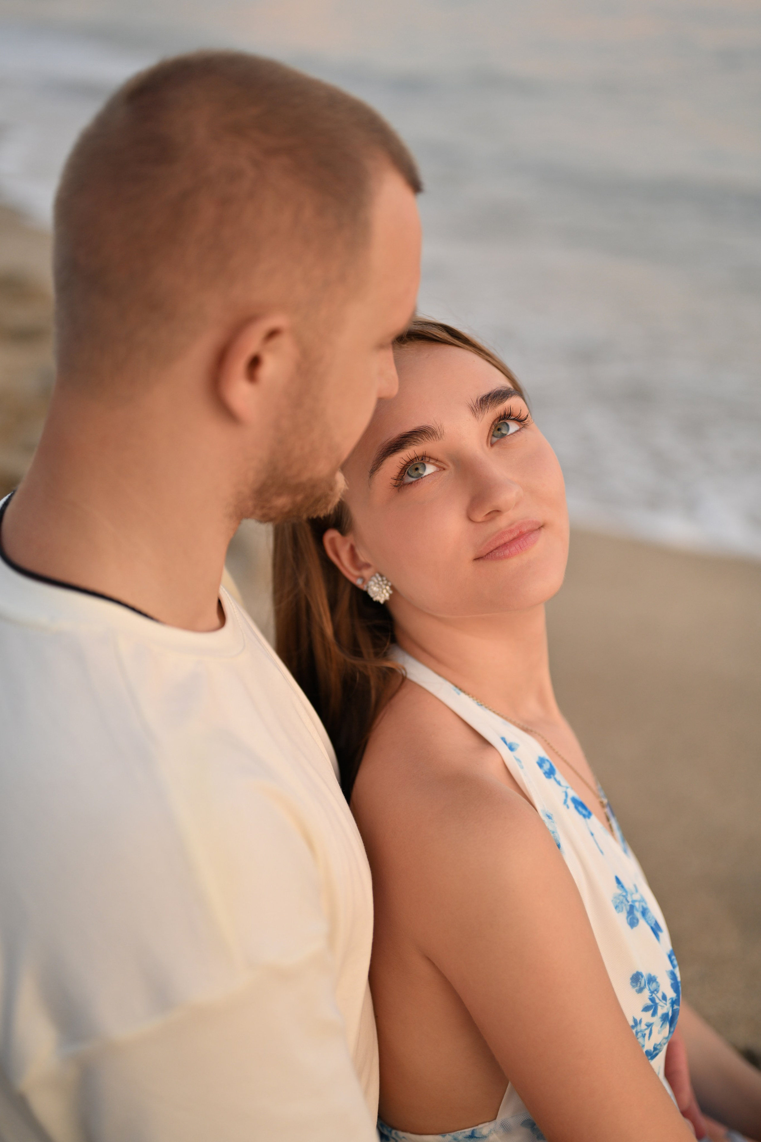 Love story на пляже Клеопатра. Photographer in Alanya, Side, Manavgat. Türkiye
