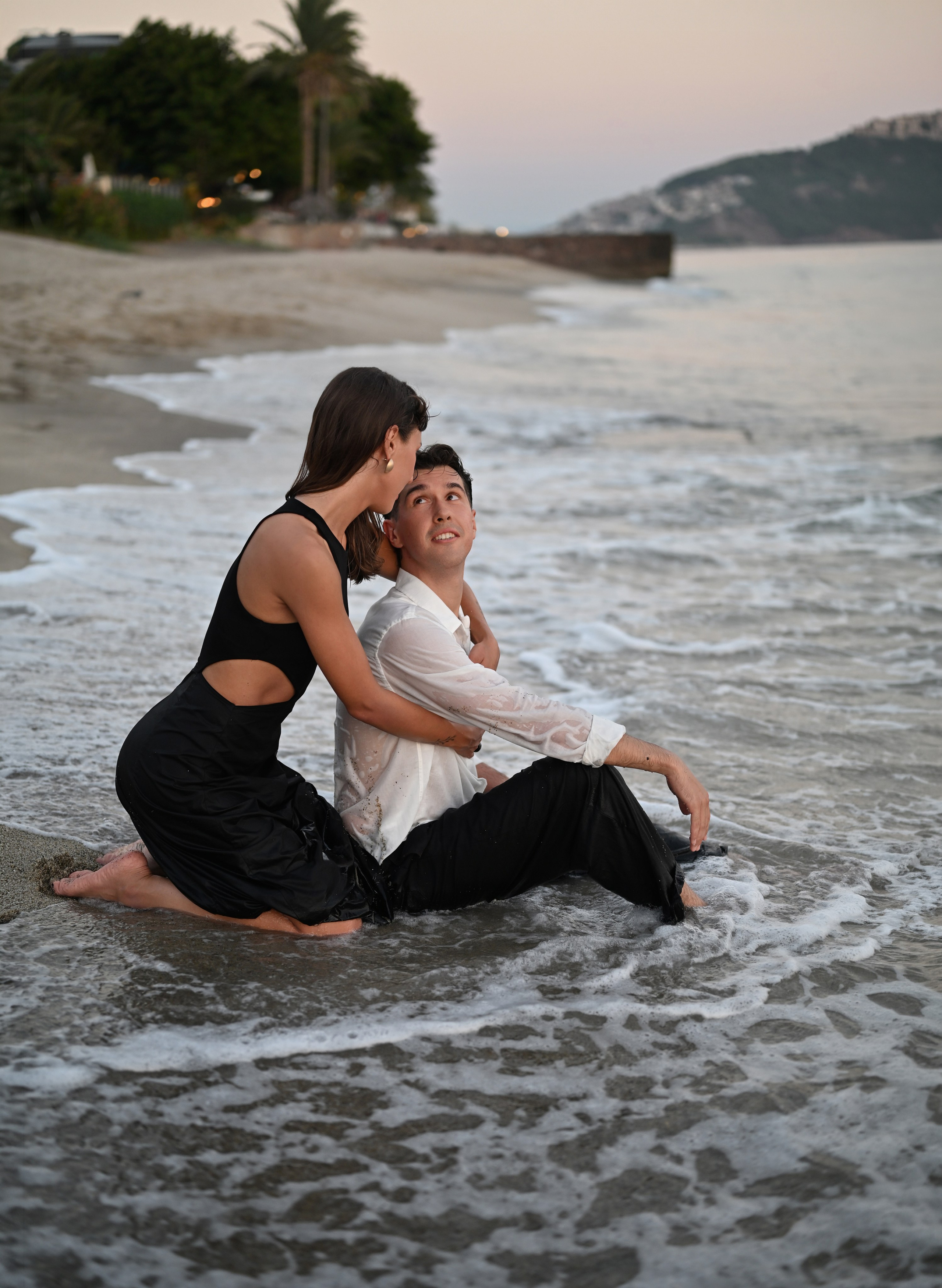 Love story на пляже Клеопатра. Photographer in Alanya, Side, Manavgat. Türkiye