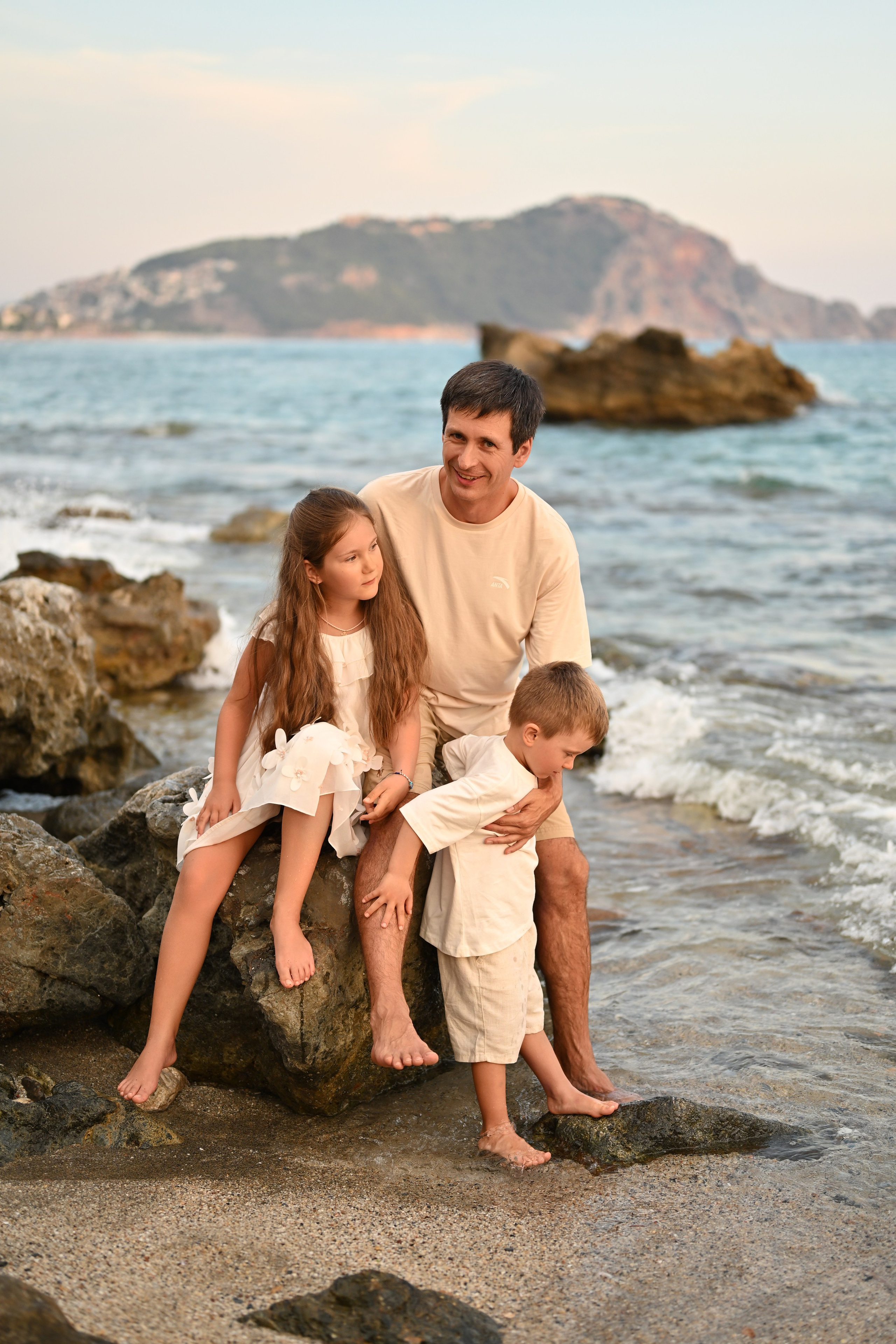 Семейная съемка на пляже Клеопатра. Photographer in Alanya, Side, Manavgat. Türkiye
