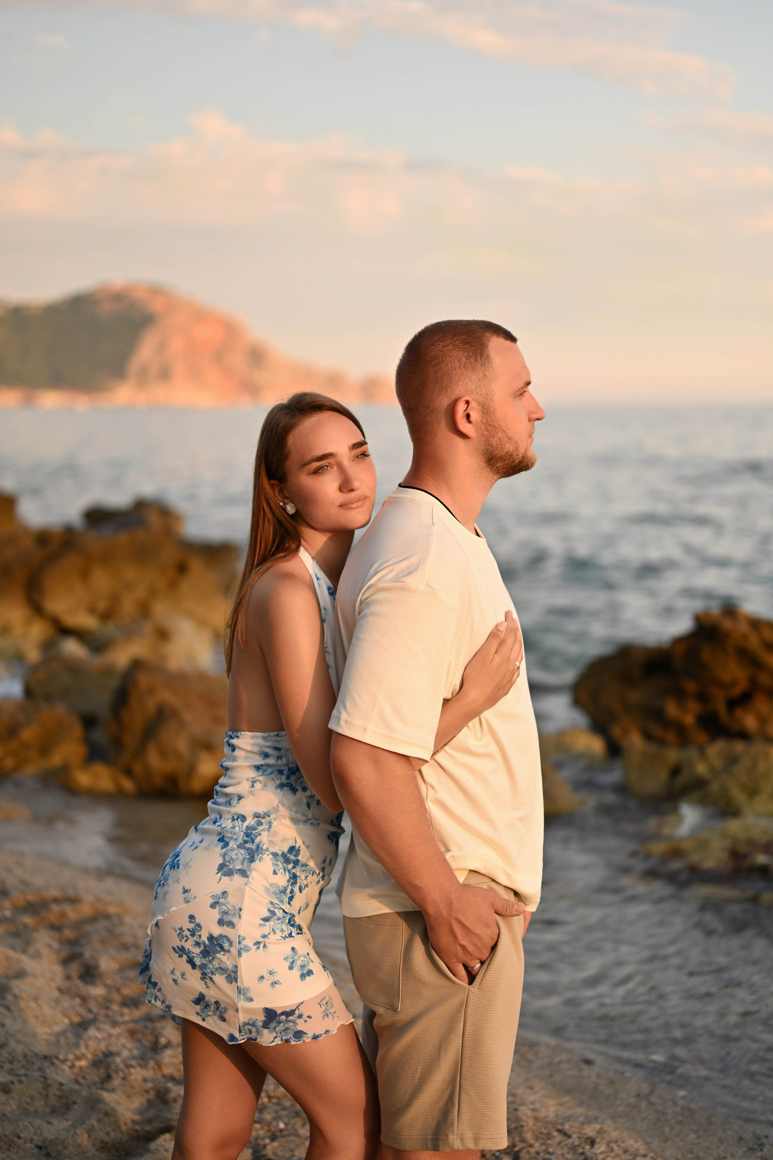 Love story на пляже Клеопатра. Photographer in Alanya, Side, Manavgat. Türkiye